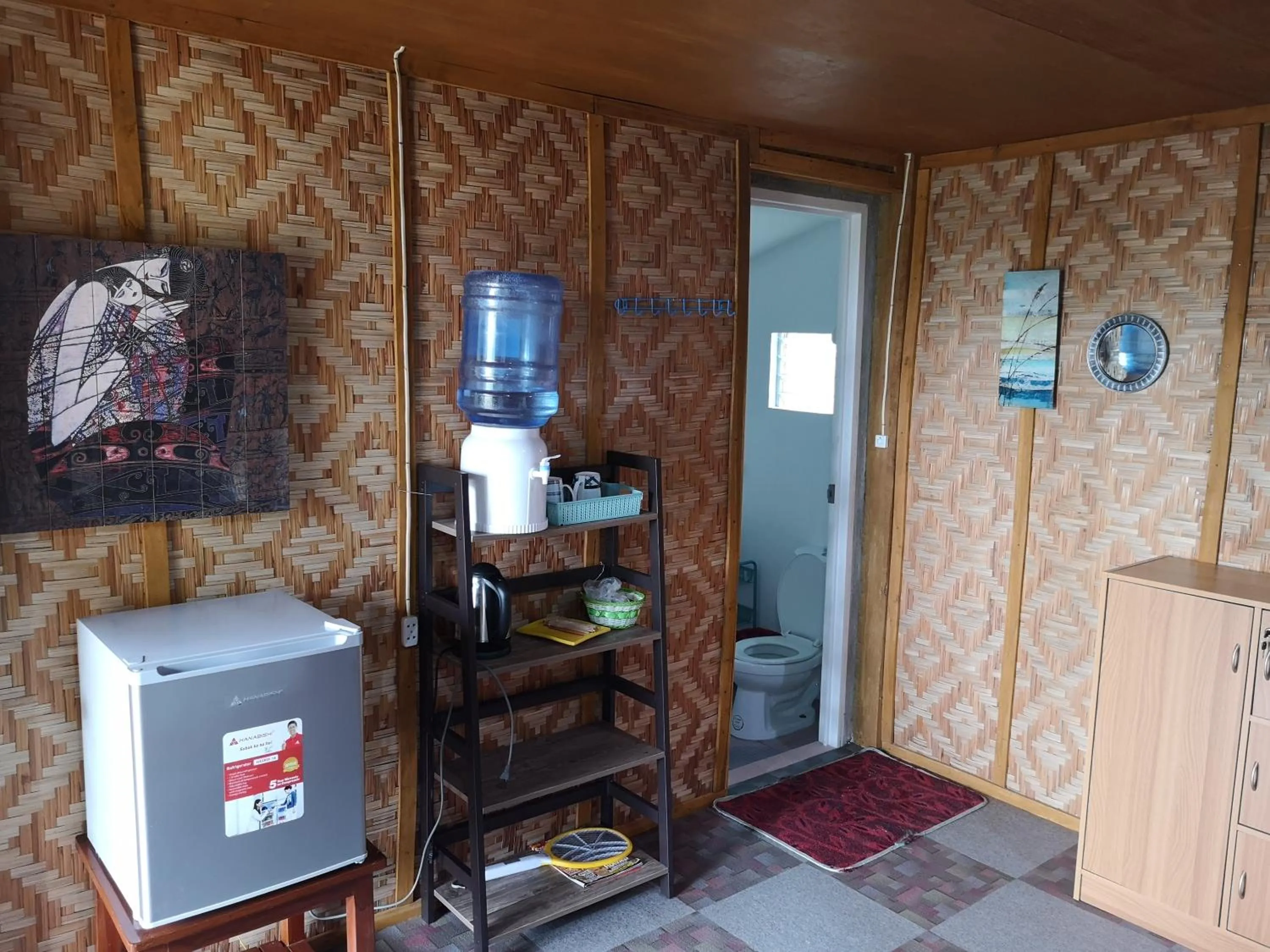 Living room in Titanic's Nipa Hut