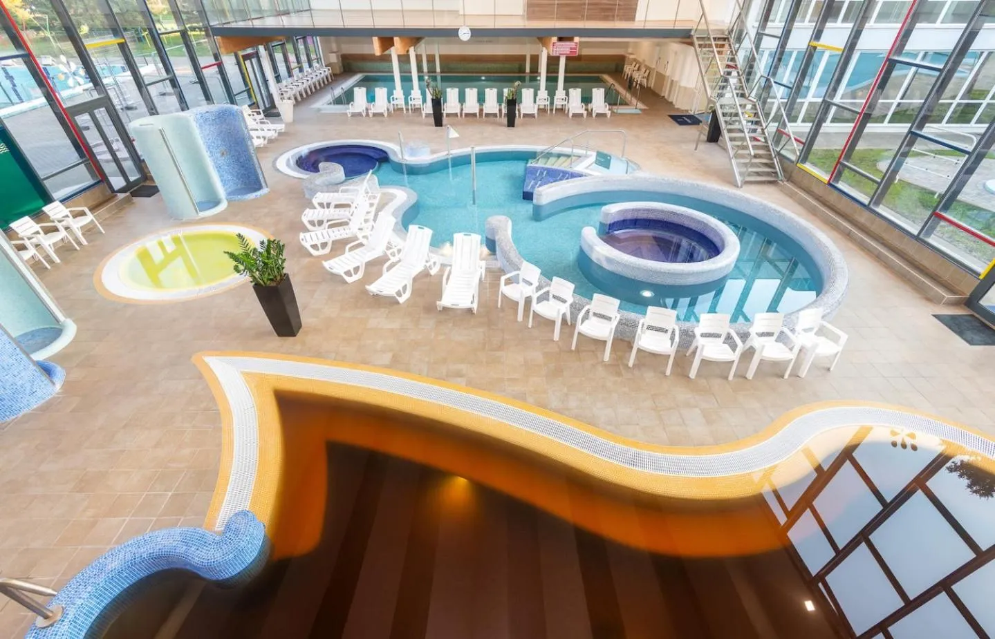 Hot Spring Bath in Hunguest Hotel Apollo