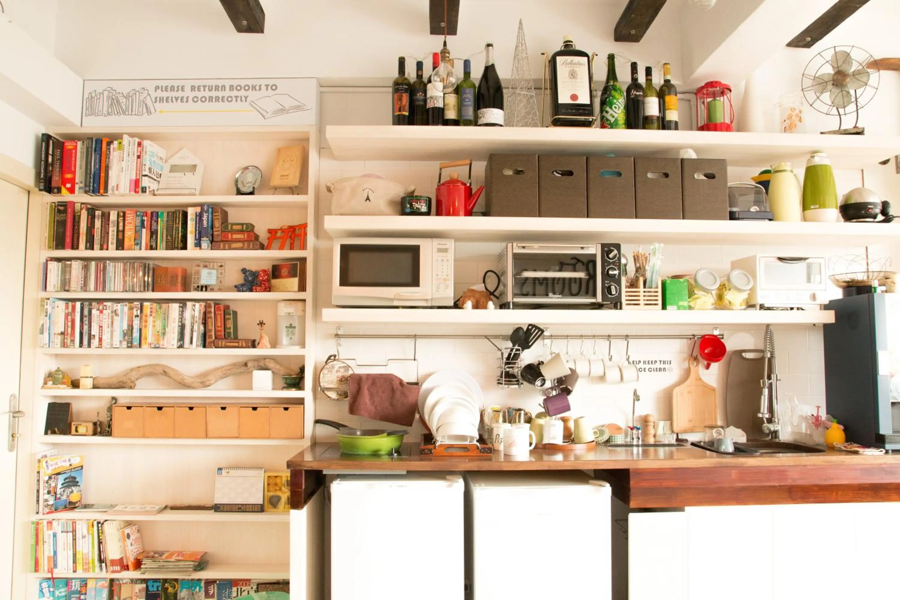 Kitchen or kitchenette in May Rooms Taipei Main Station