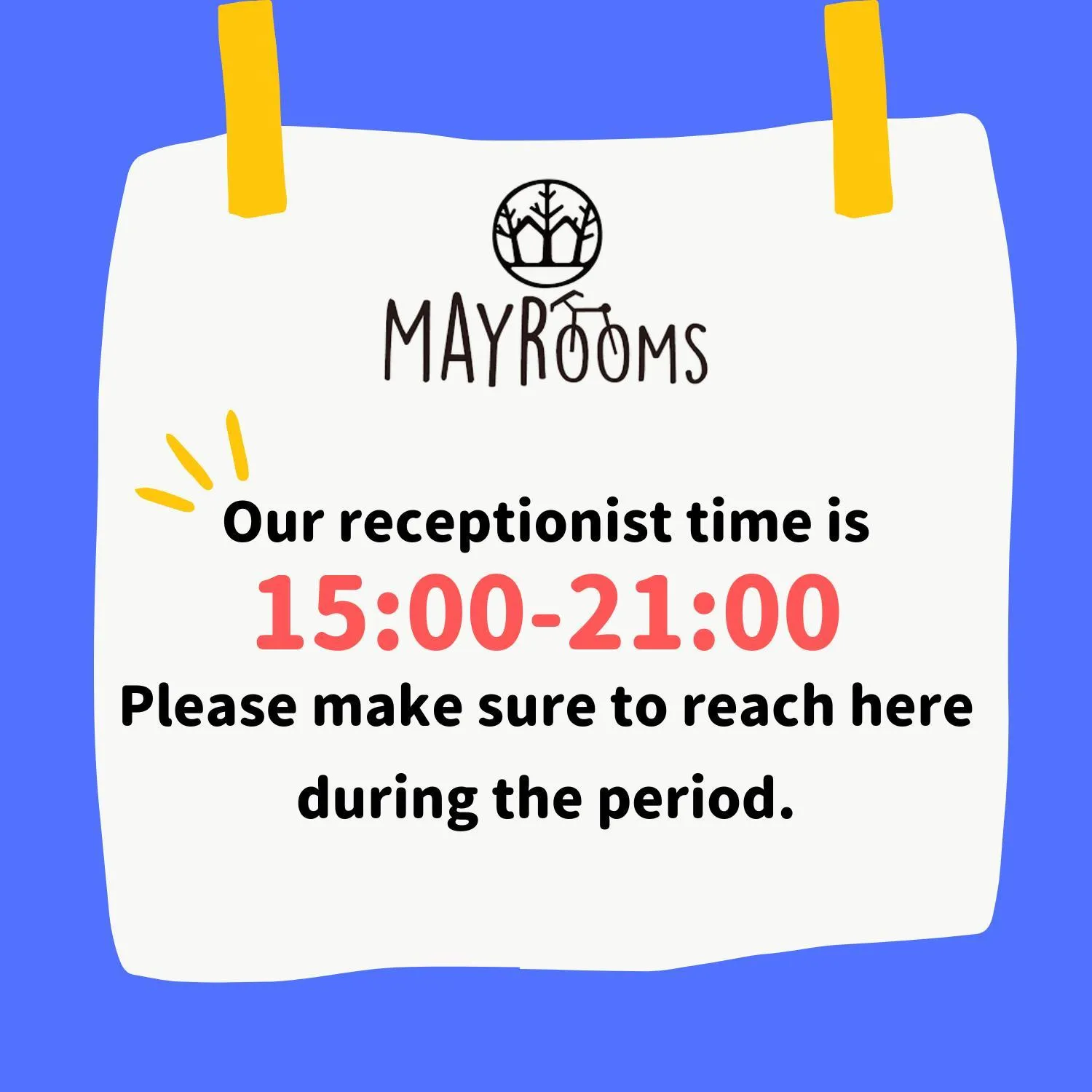 Text overlay in May Rooms Taipei Main Station