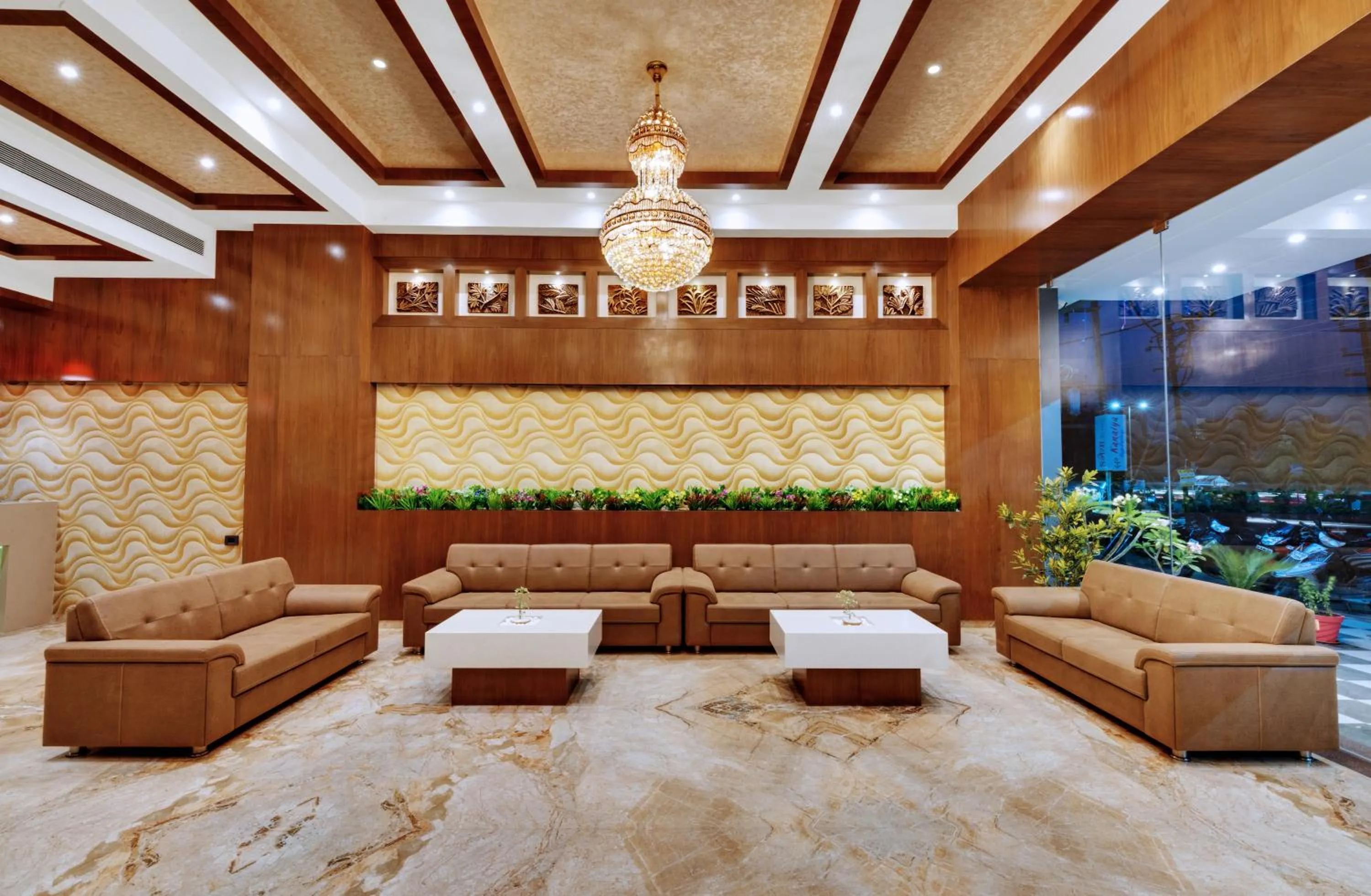 Lobby or reception in Anaya Beacon Hotel, Jamnagar