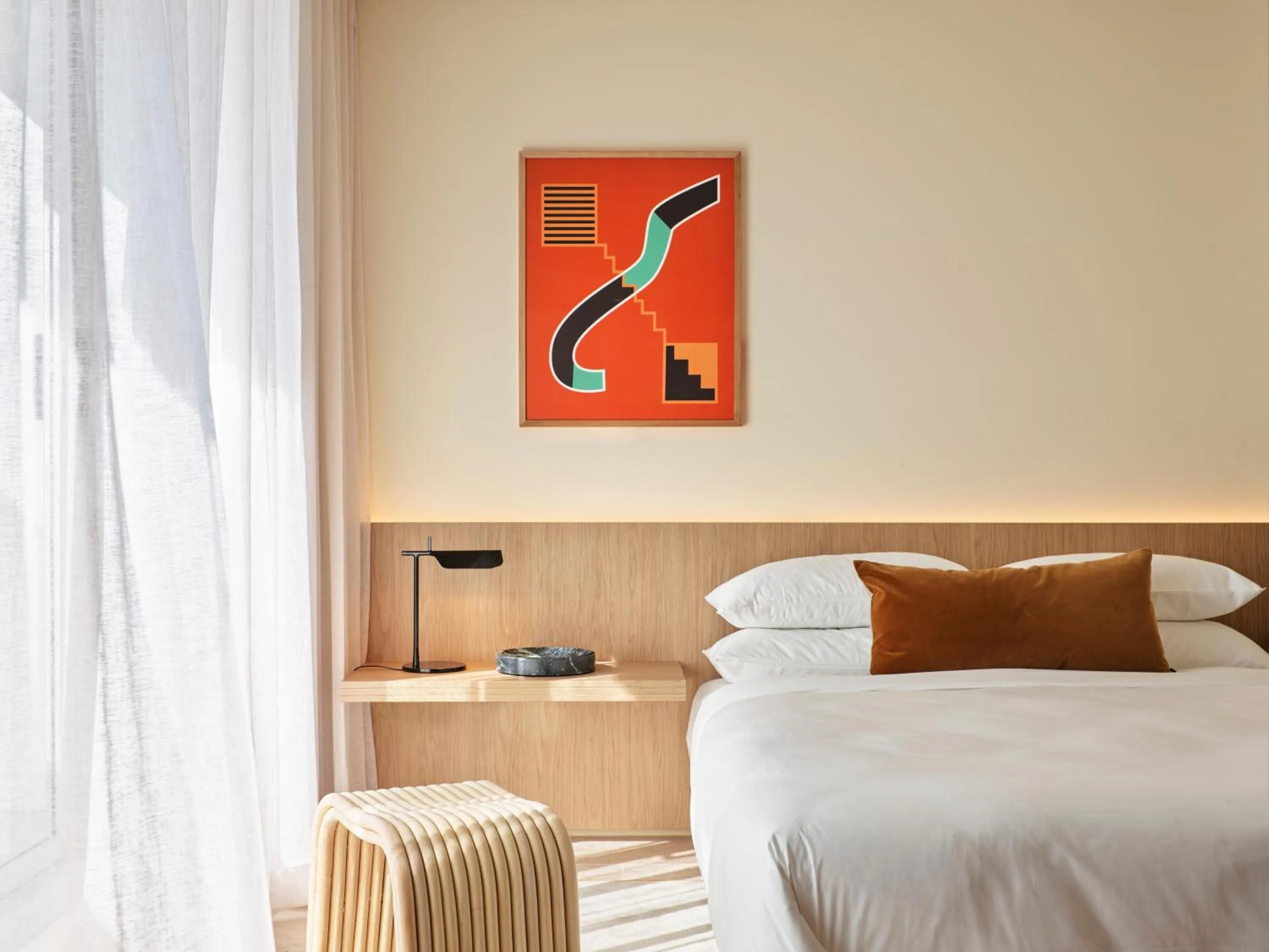 Decorative detail, Bed in Oxford House