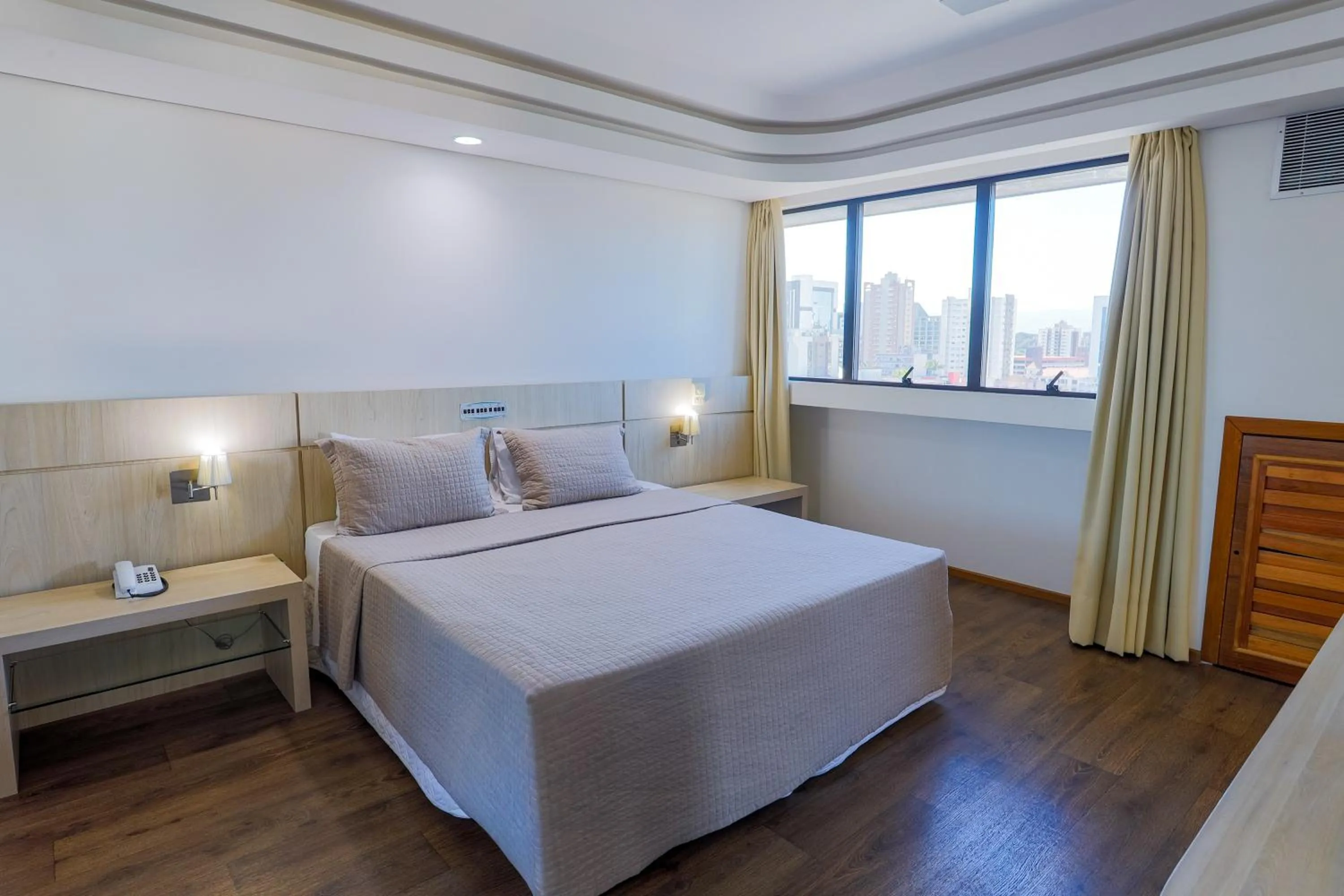 Bed in Alven Hotel by Slaviero Hotéis