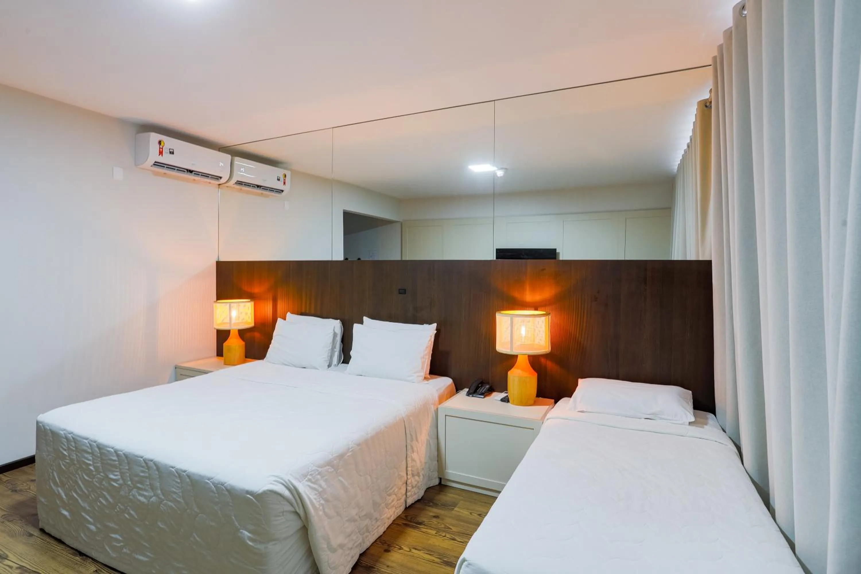 Bed in Alven Hotel by Slaviero Hotéis