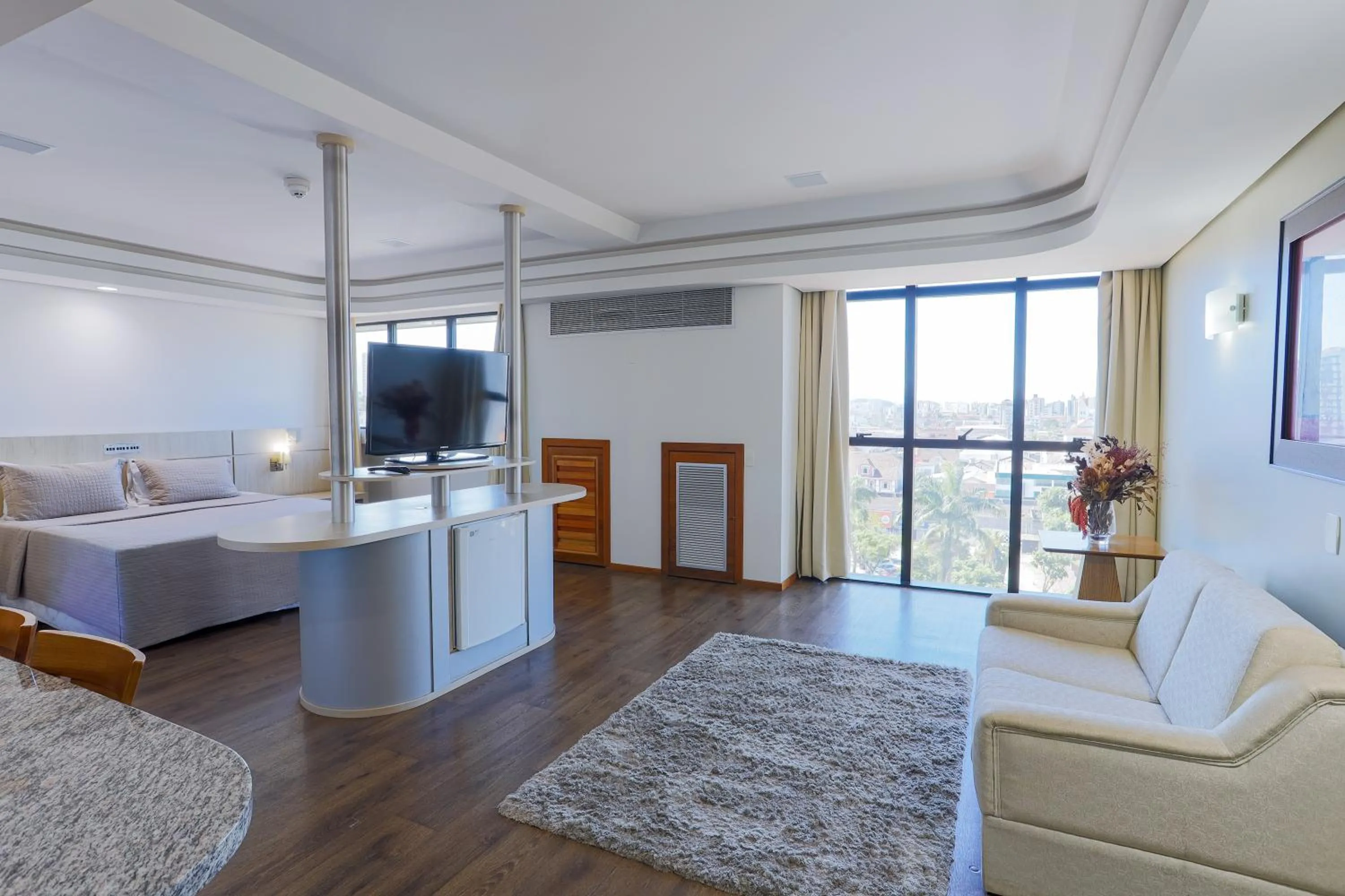 Bed in Alven Hotel by Slaviero Hotéis