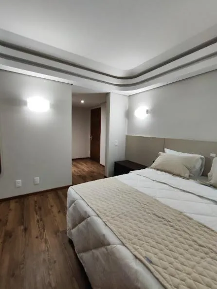 Bed in Alven Hotel by Slaviero Hotéis