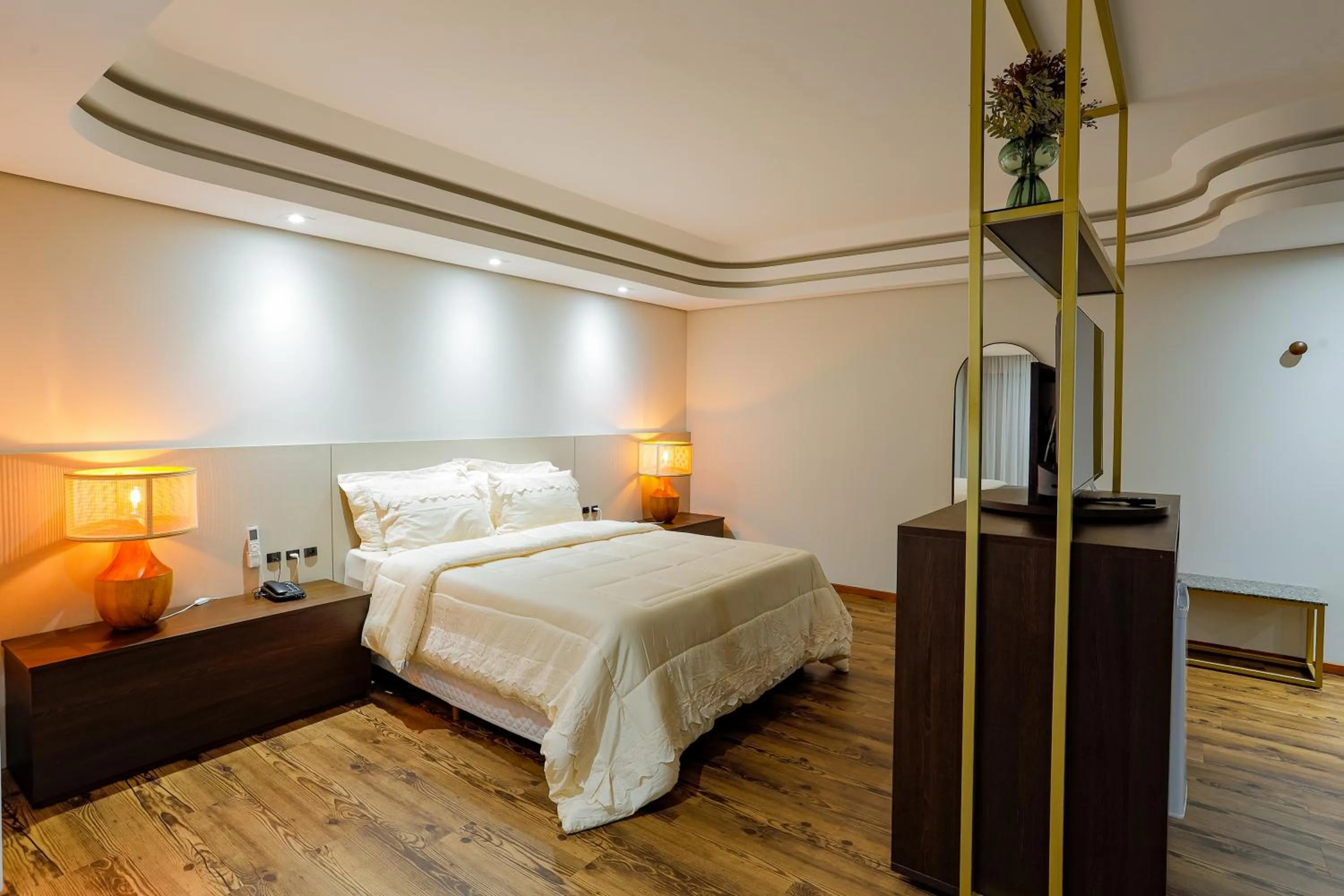 Bed in Alven Hotel by Slaviero Hotéis