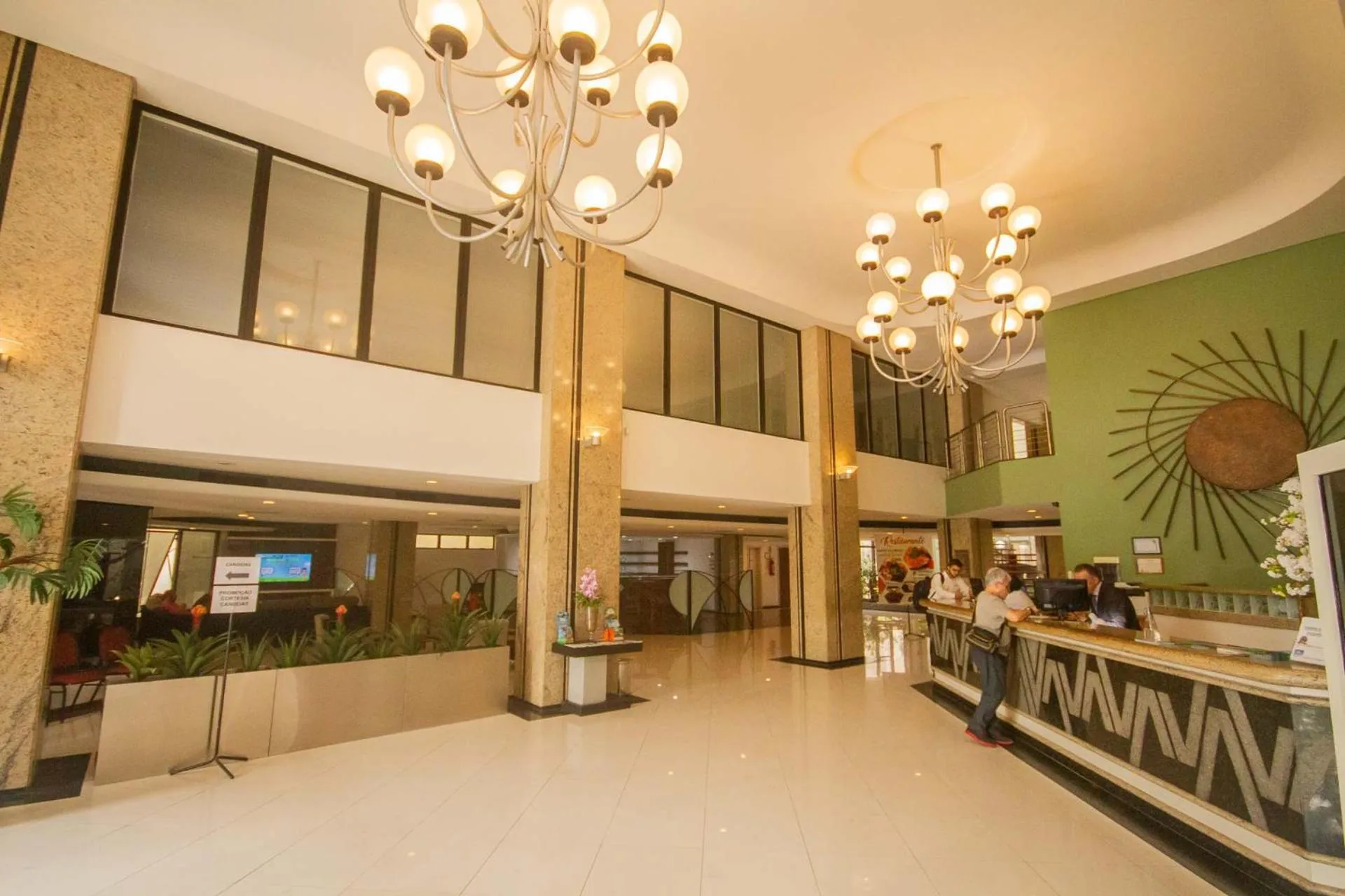 Lobby or reception in Alven Hotel by Slaviero Hotéis