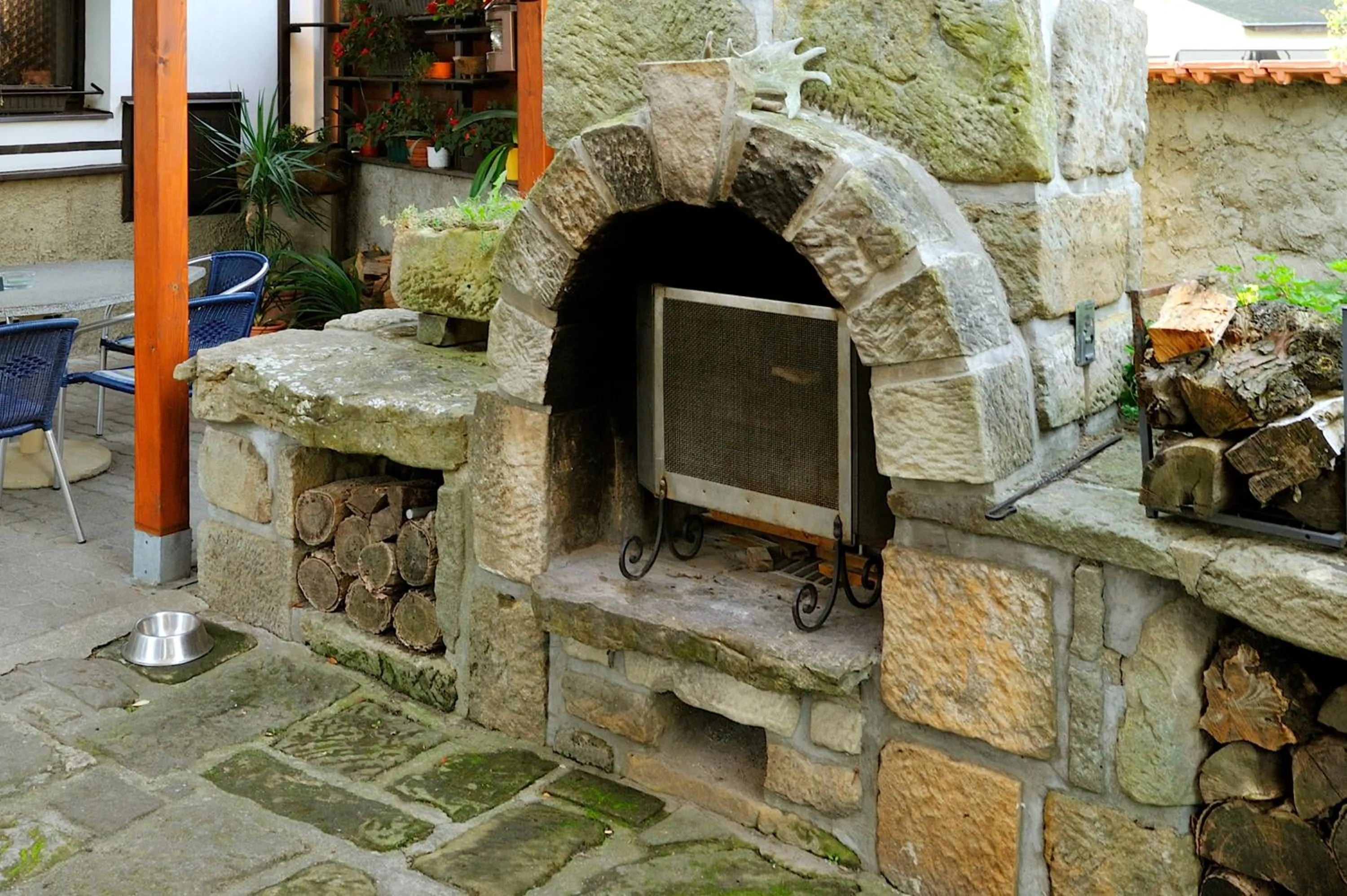 BBQ facilities in Hotel Kovarna