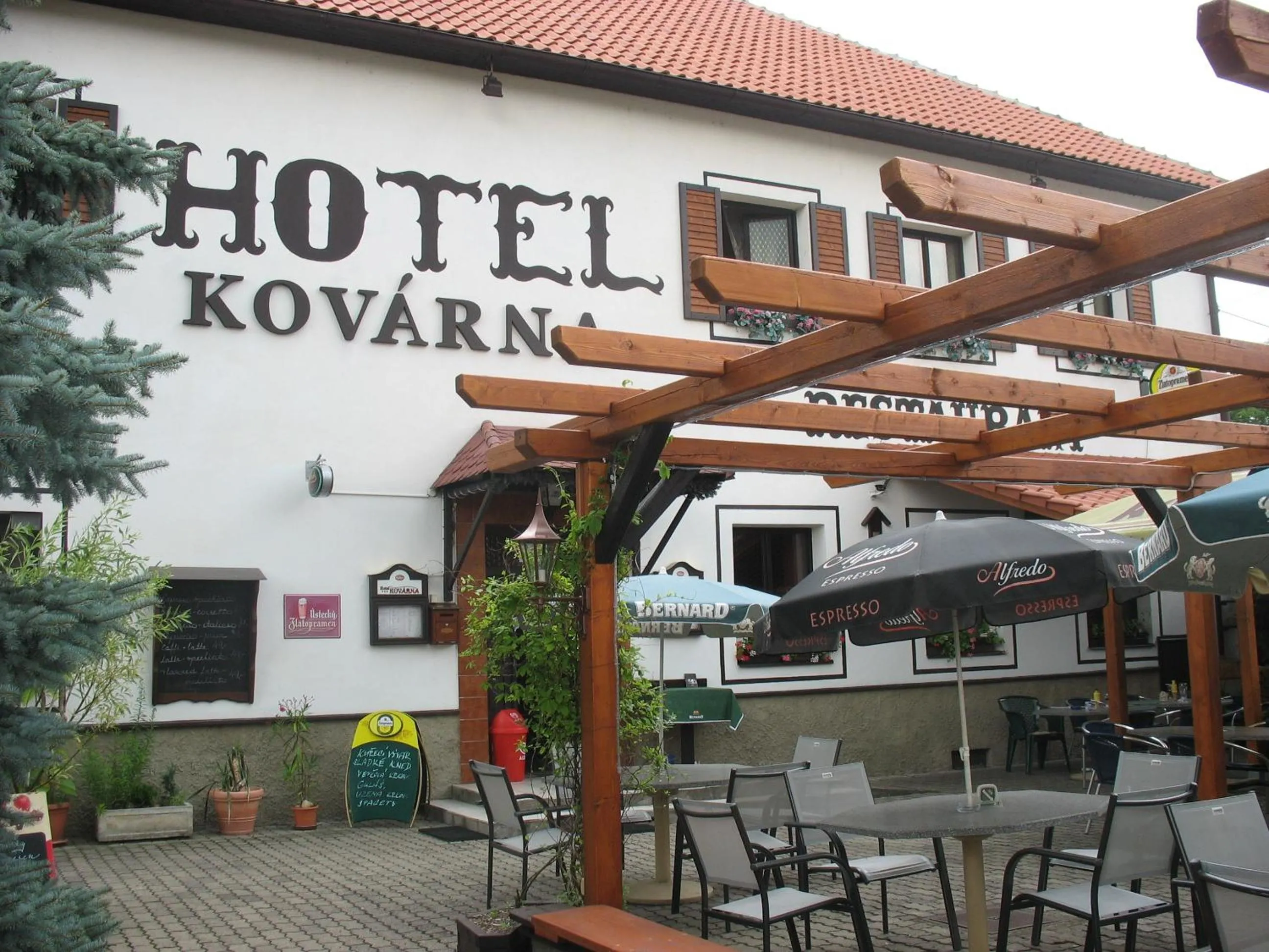 BBQ facilities in Hotel Kovarna