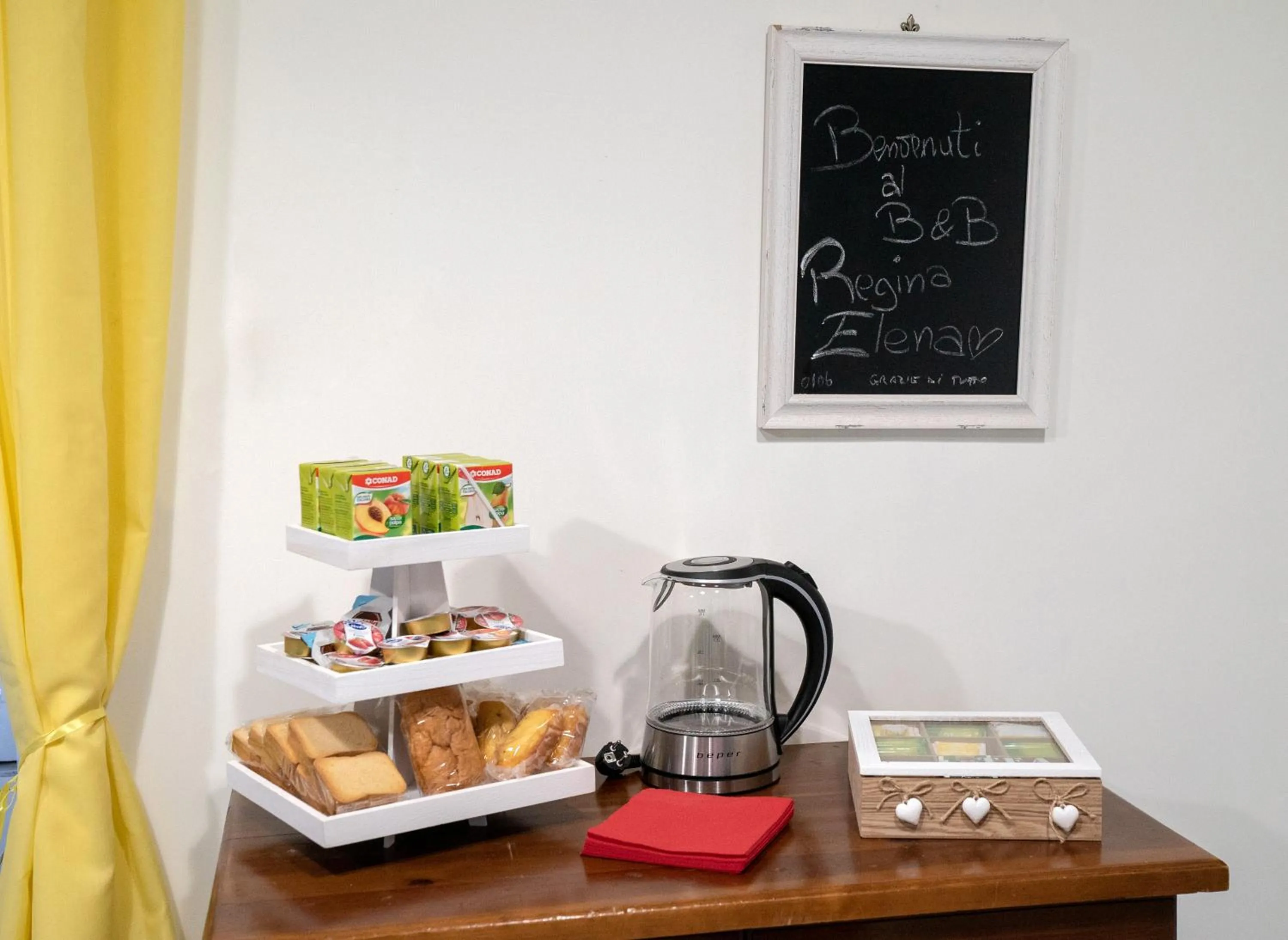 Italian breakfast in Regina Elena