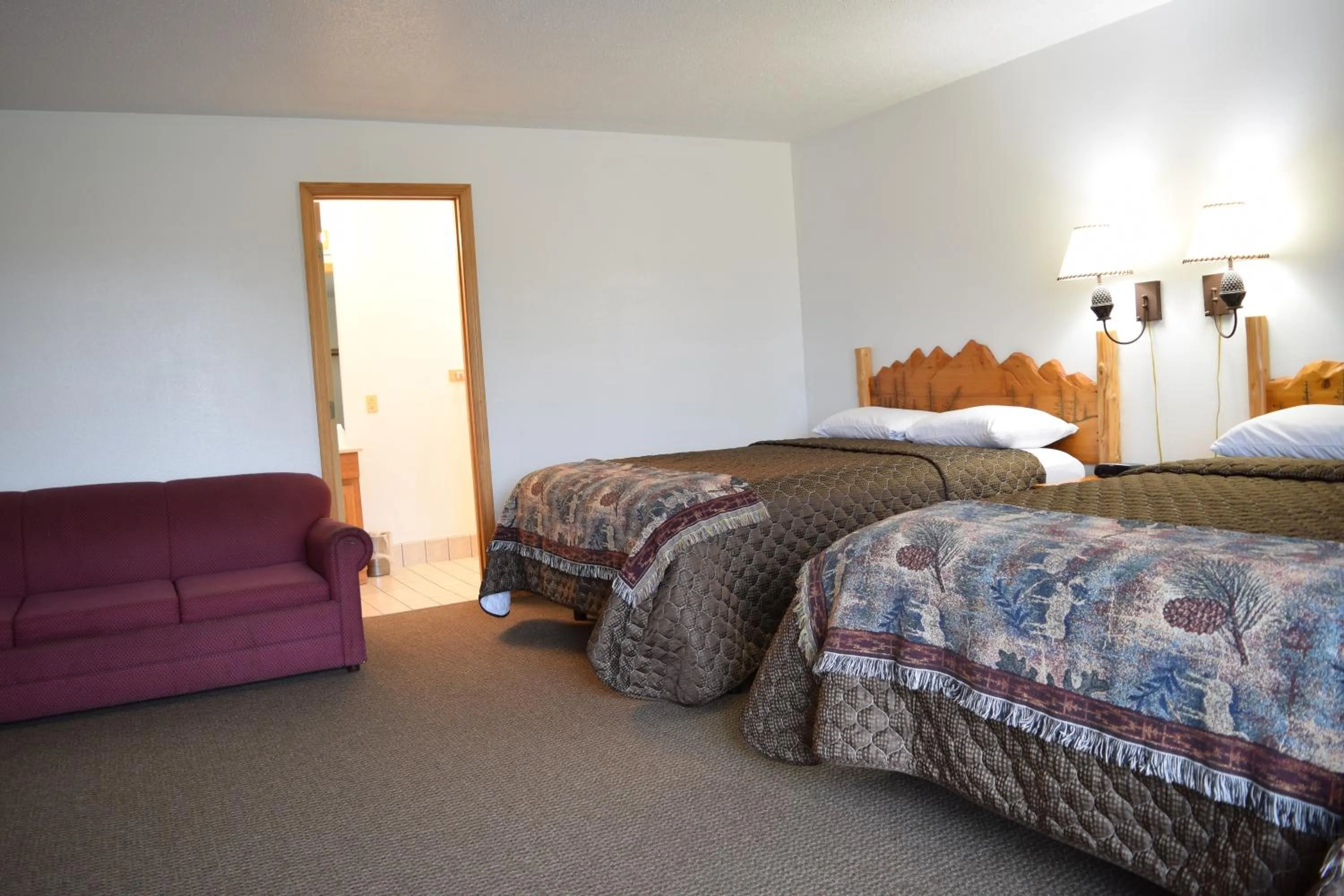 Bed in The Otter Lodge