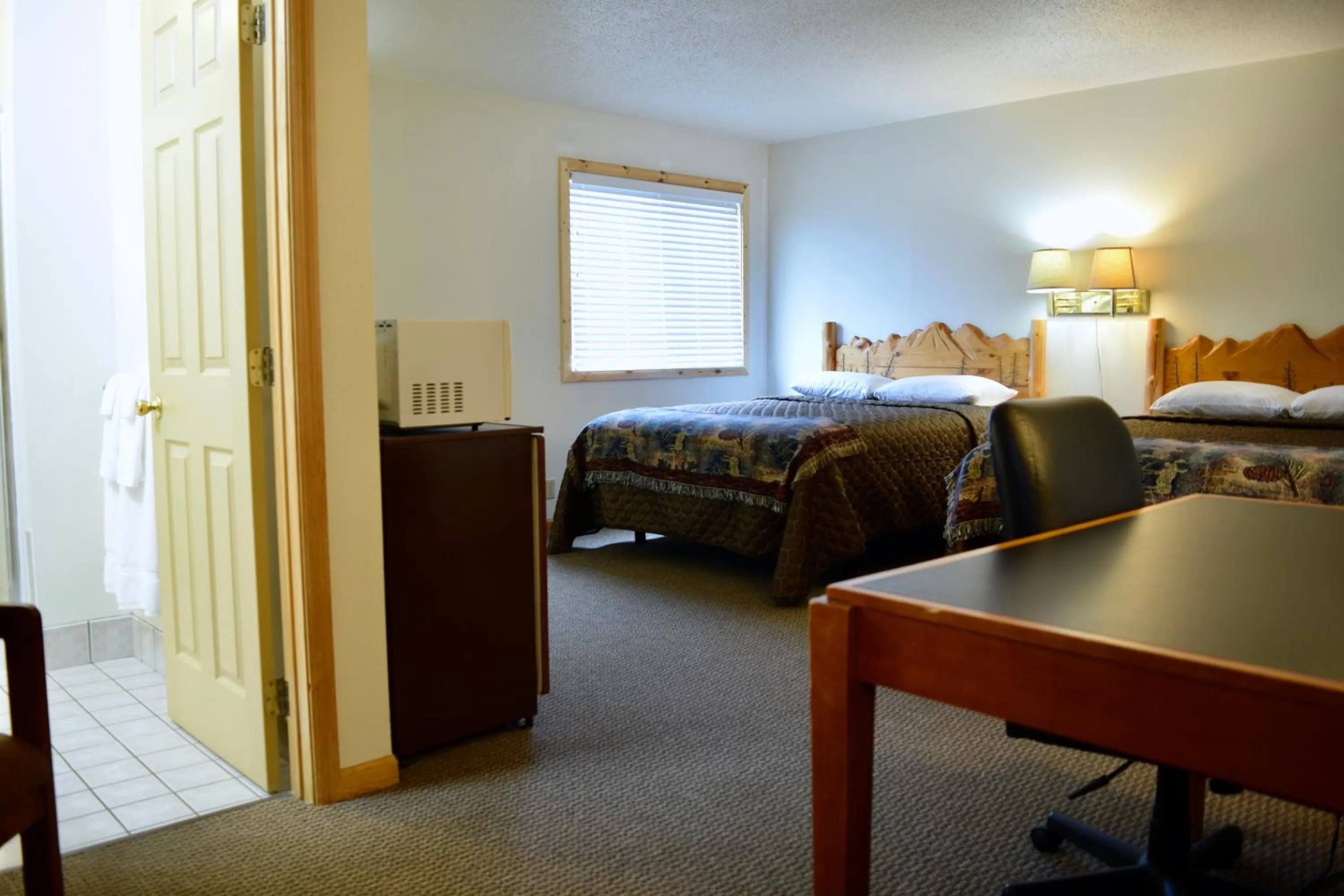 Bed in The Otter Lodge