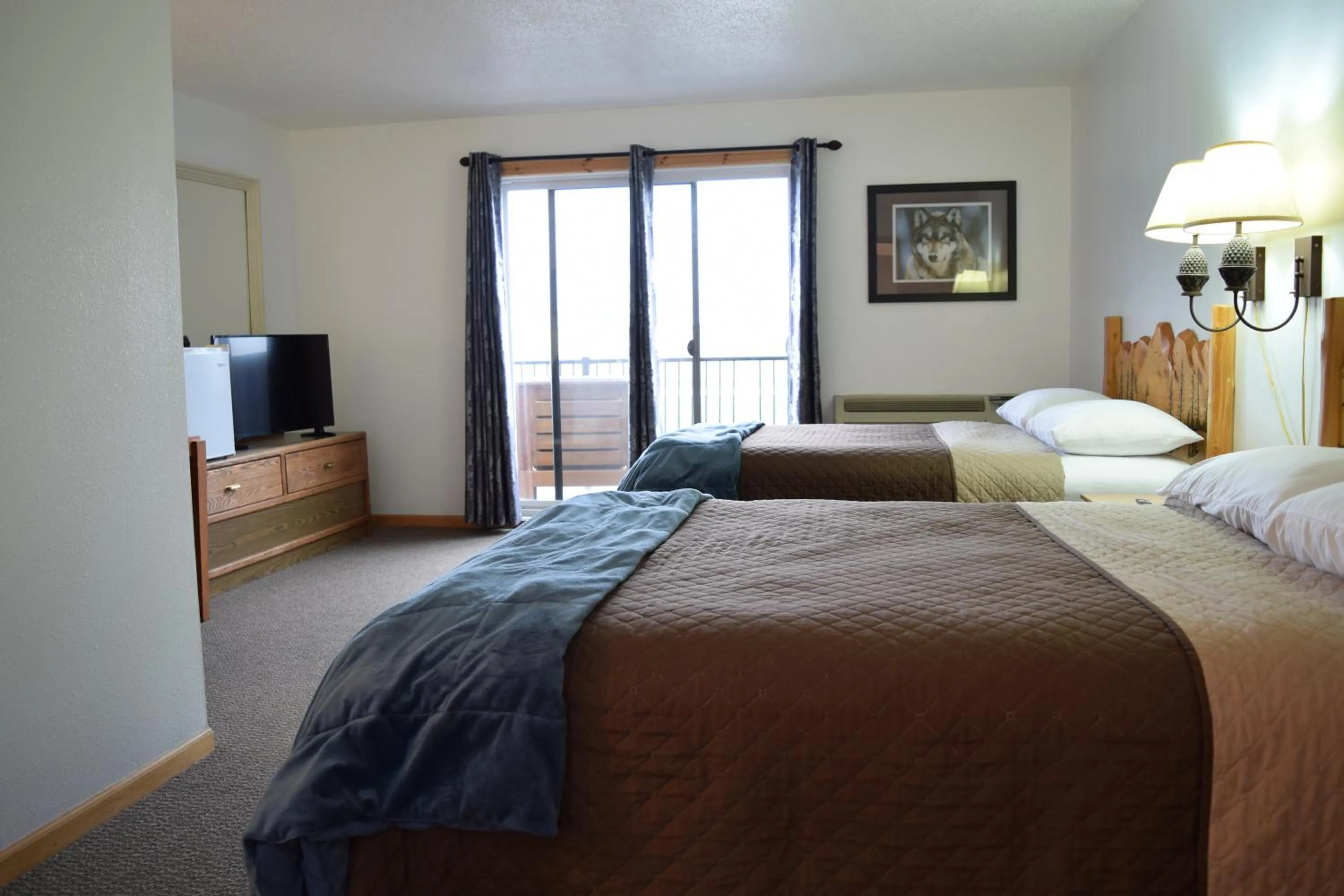 Bed in The Otter Lodge