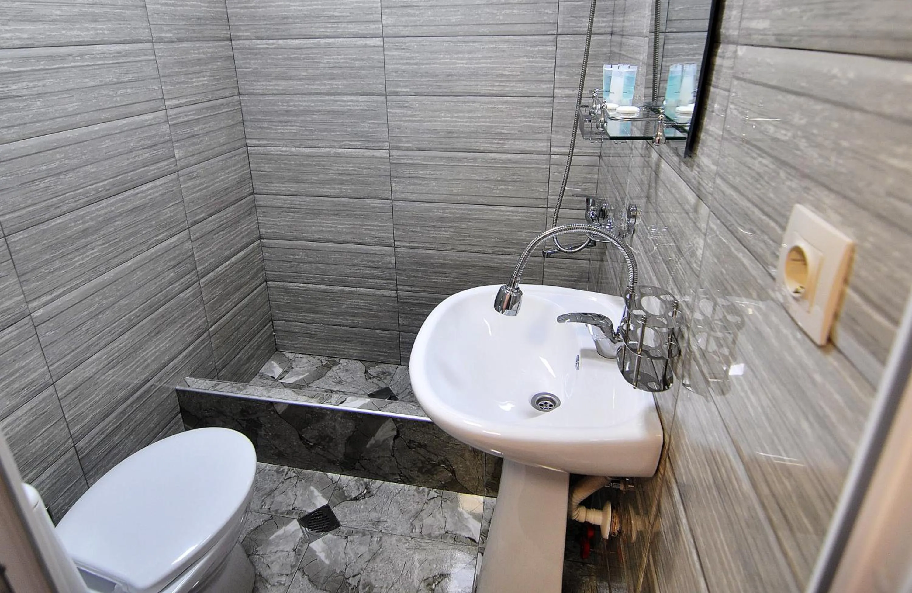 Shower in Light Hotel