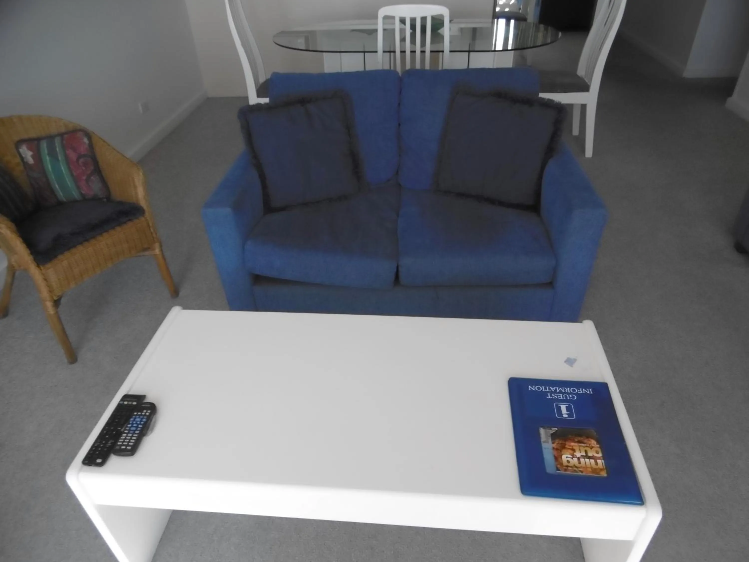 Seating area in Trafalgar Towers