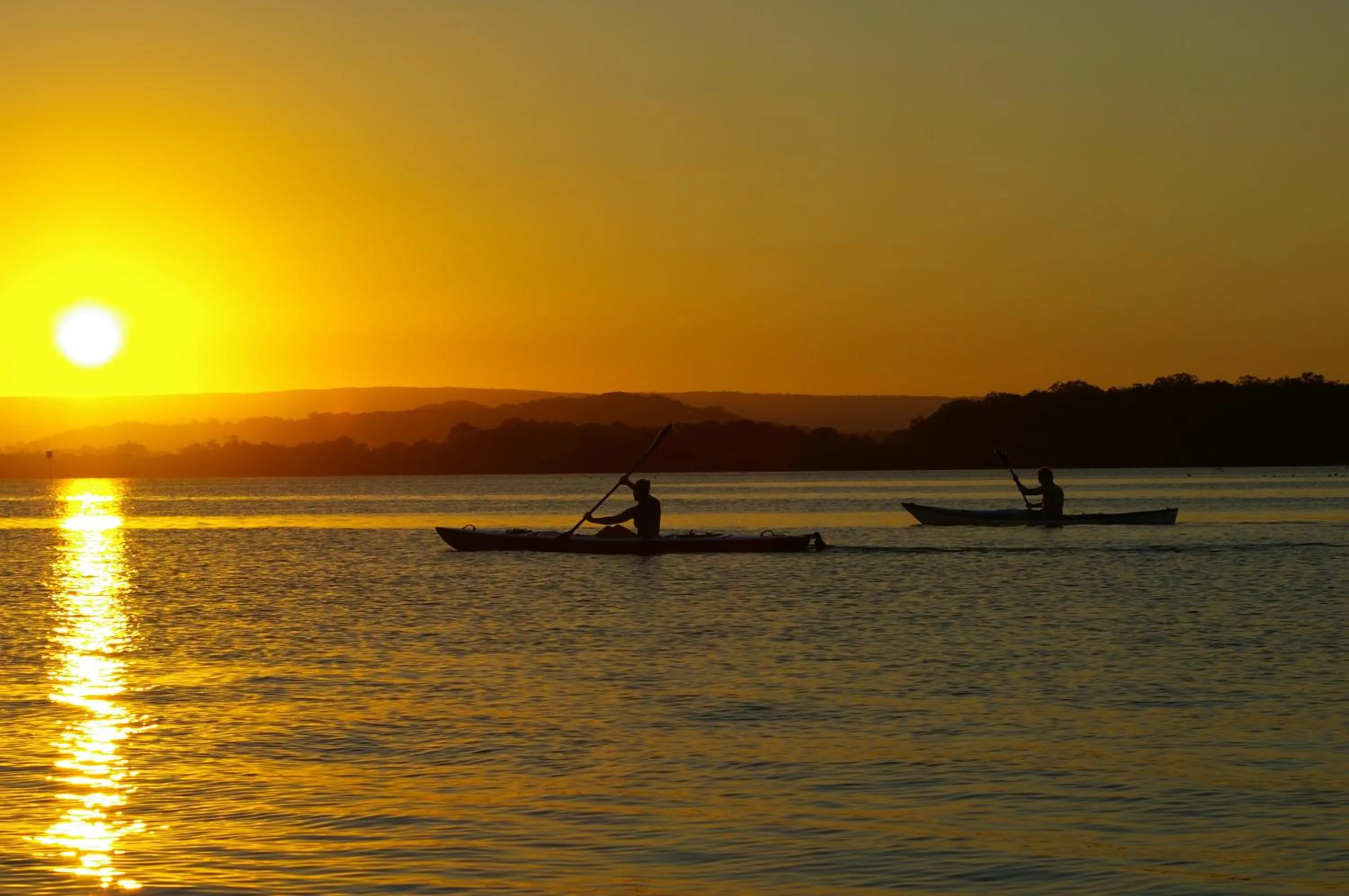 Canoeing in Trafalgar Towers