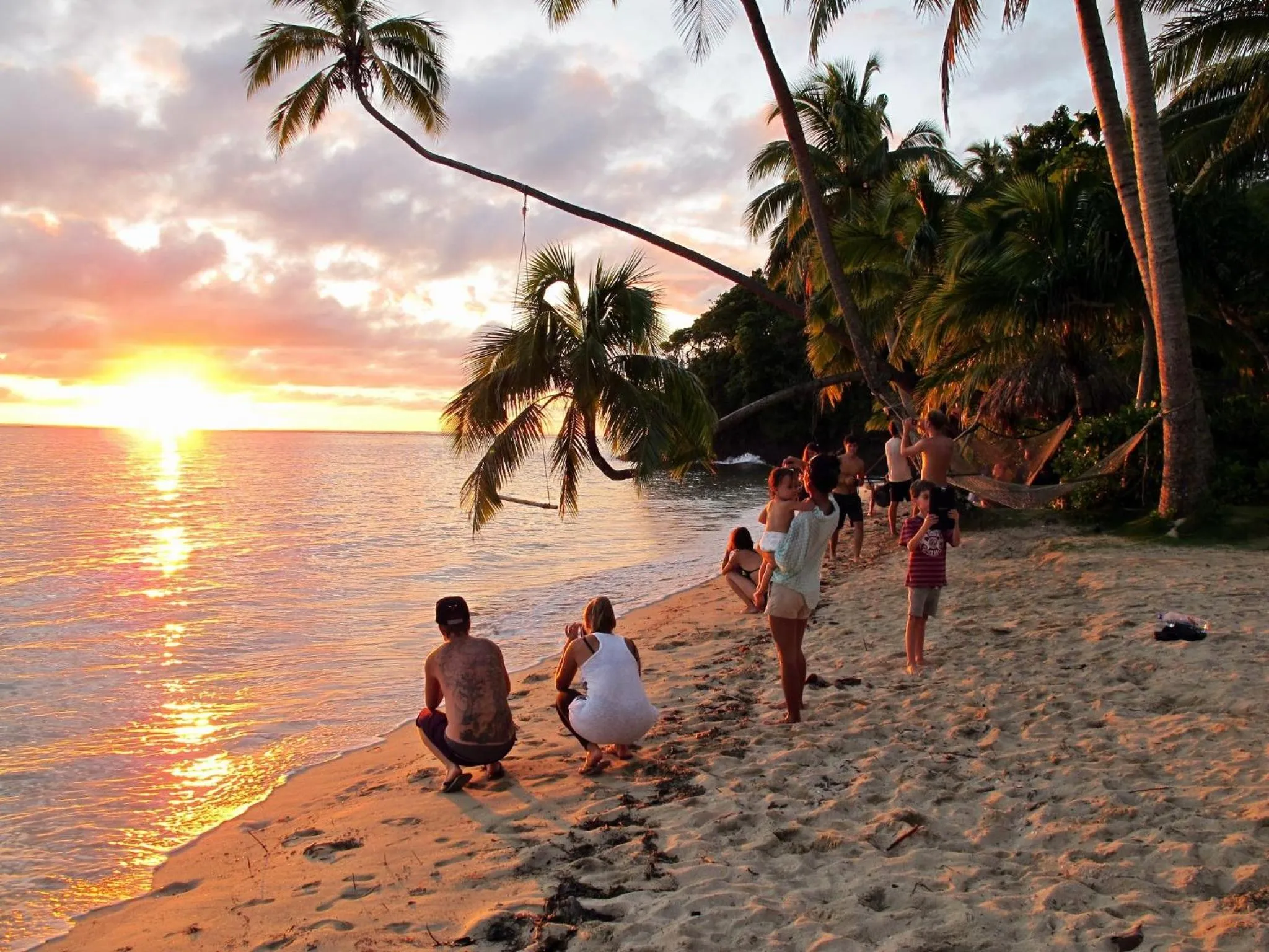 Bed in Beachouse Resort