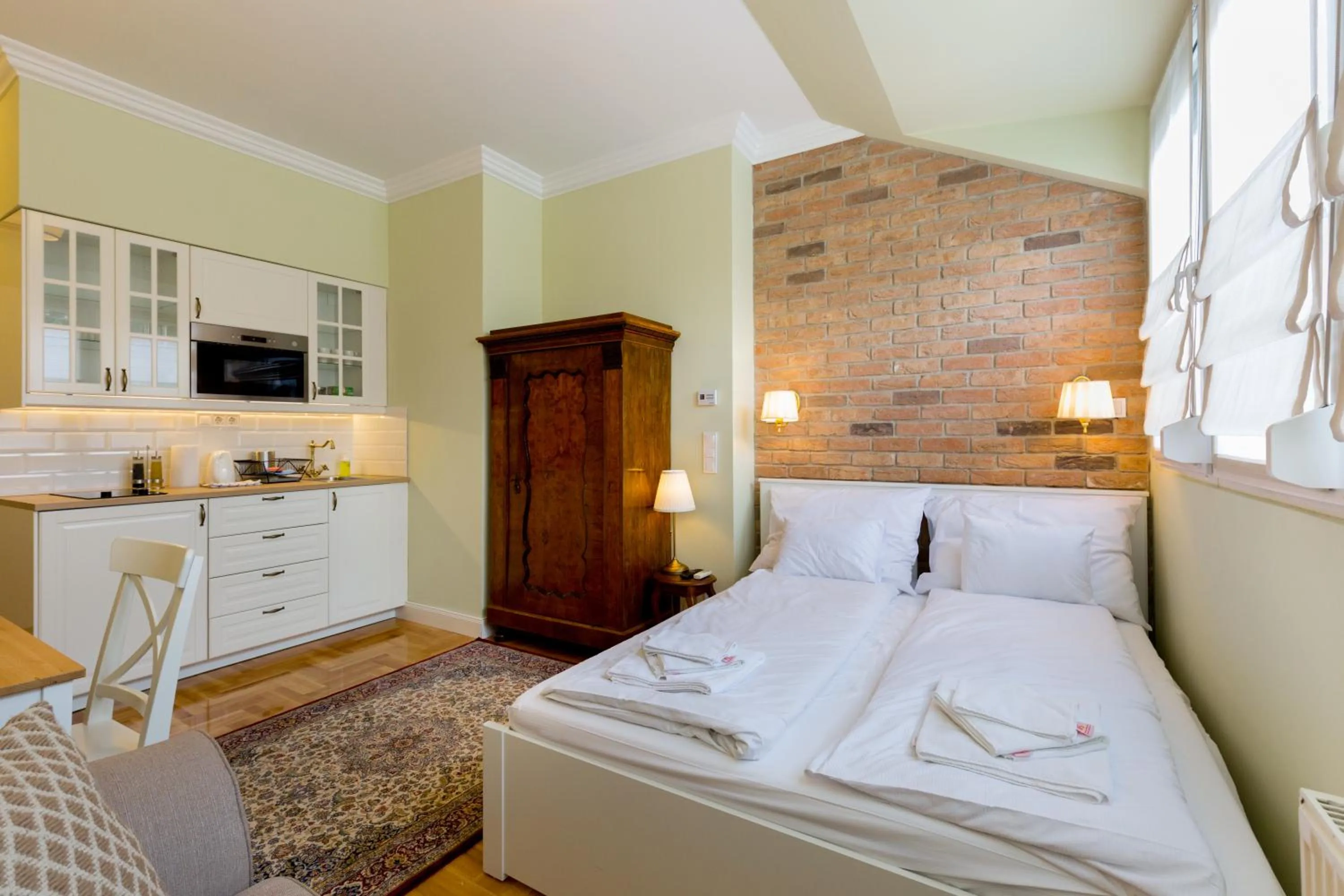 Living room in Roland Apartments