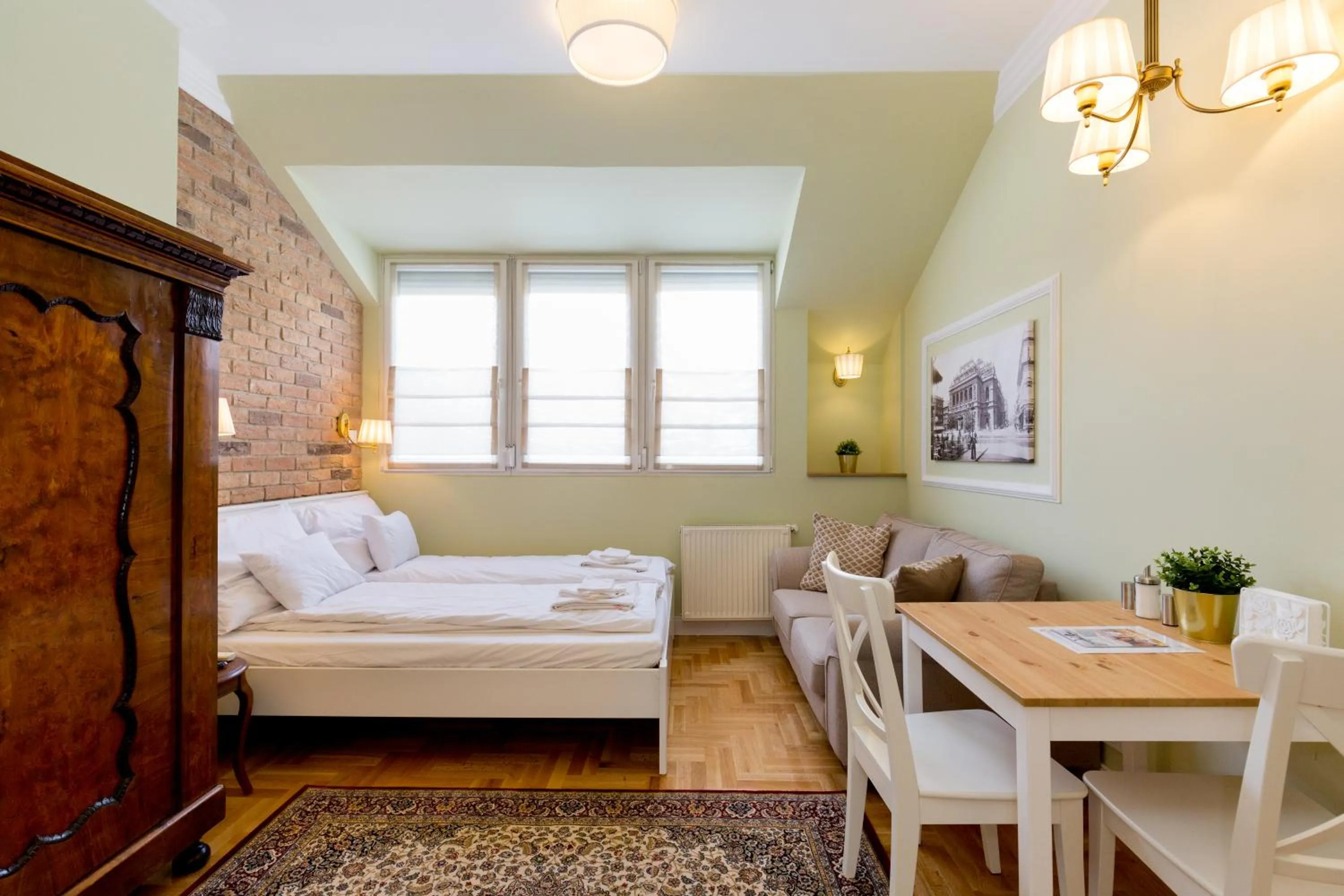 Living room in Roland Apartments