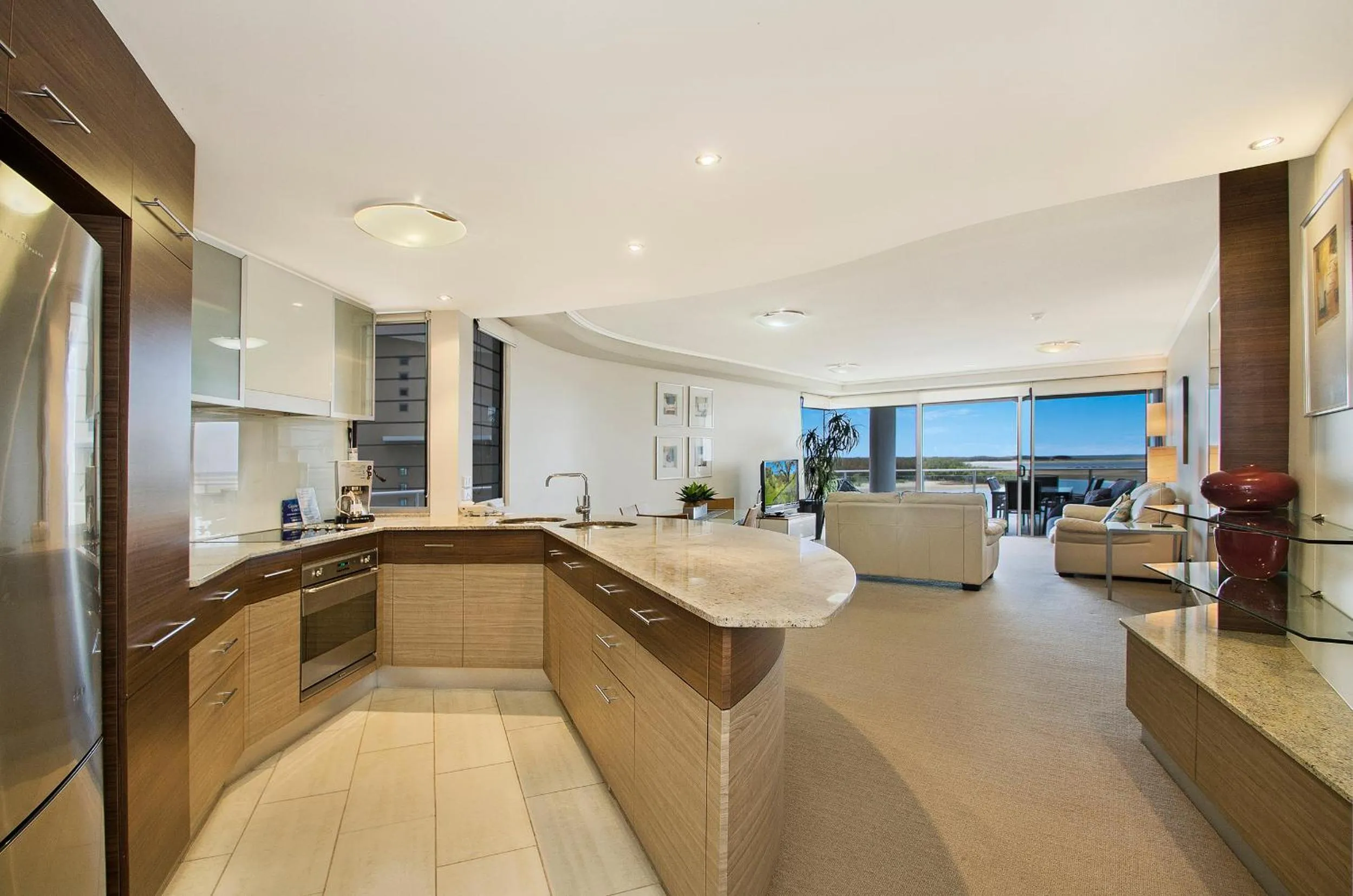 Kitchen or kitchenette in Waves Maroochy River