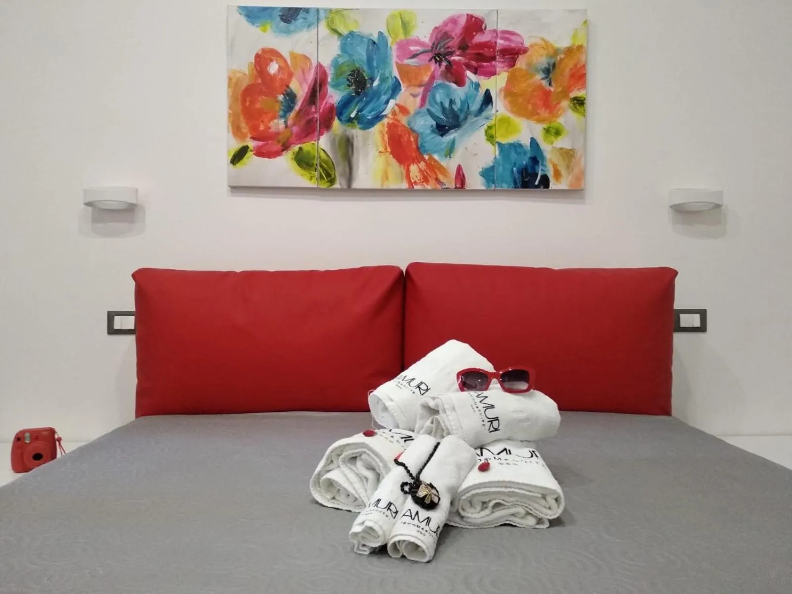 Bed in Amuri Room&Suite