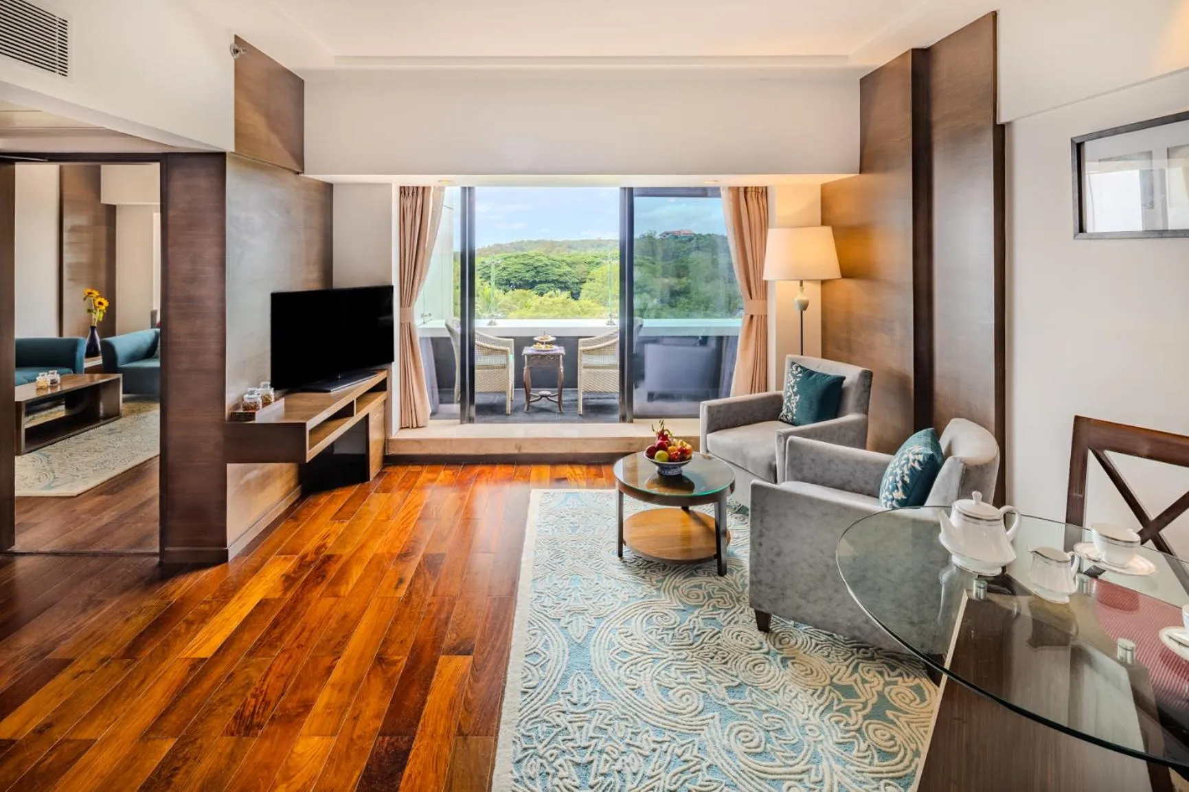 Living room in Vivanta Goa, Panaji