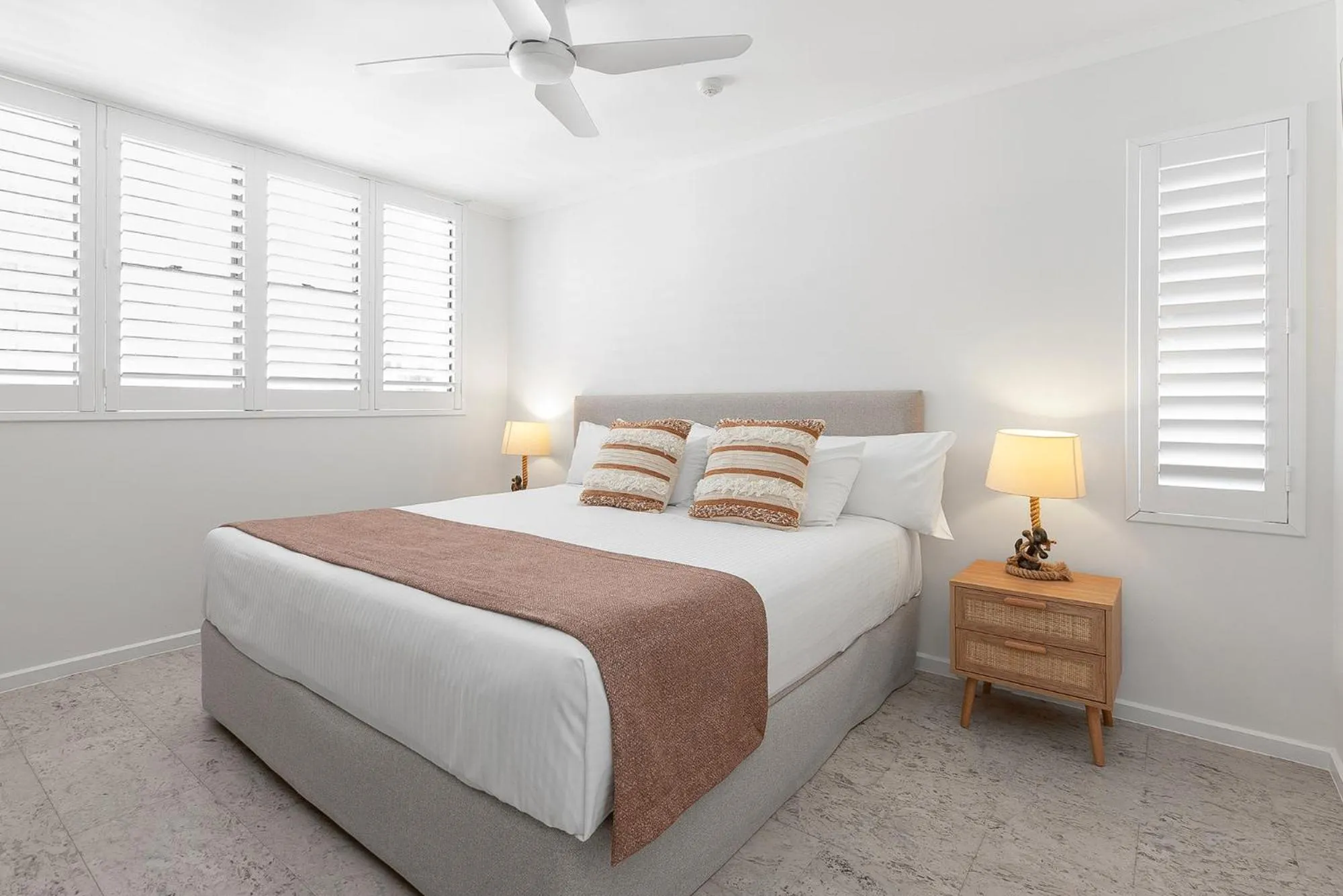 Bed in Pacific Beach Resort