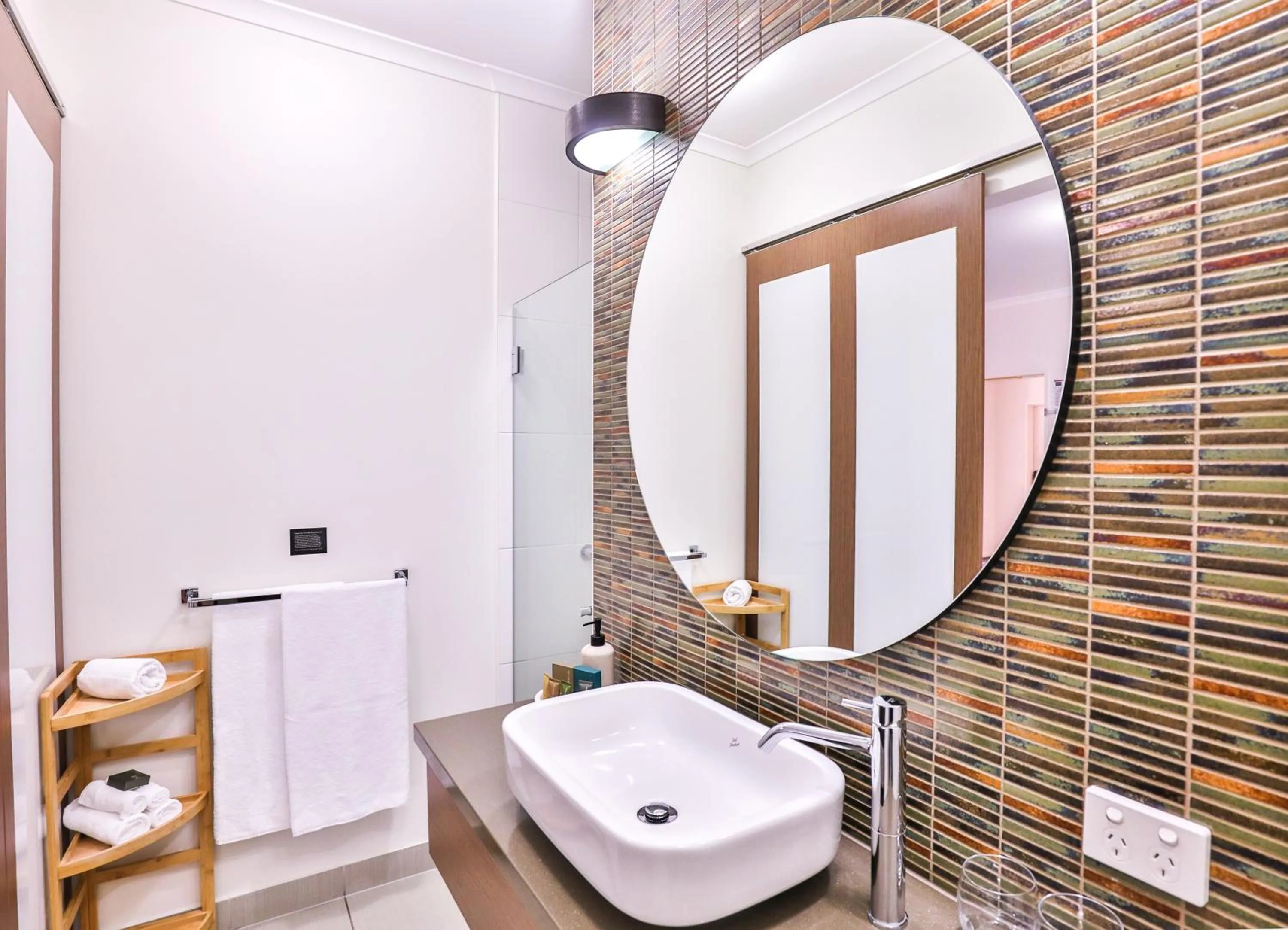 Bathroom in Indulge Apartments - Ontario