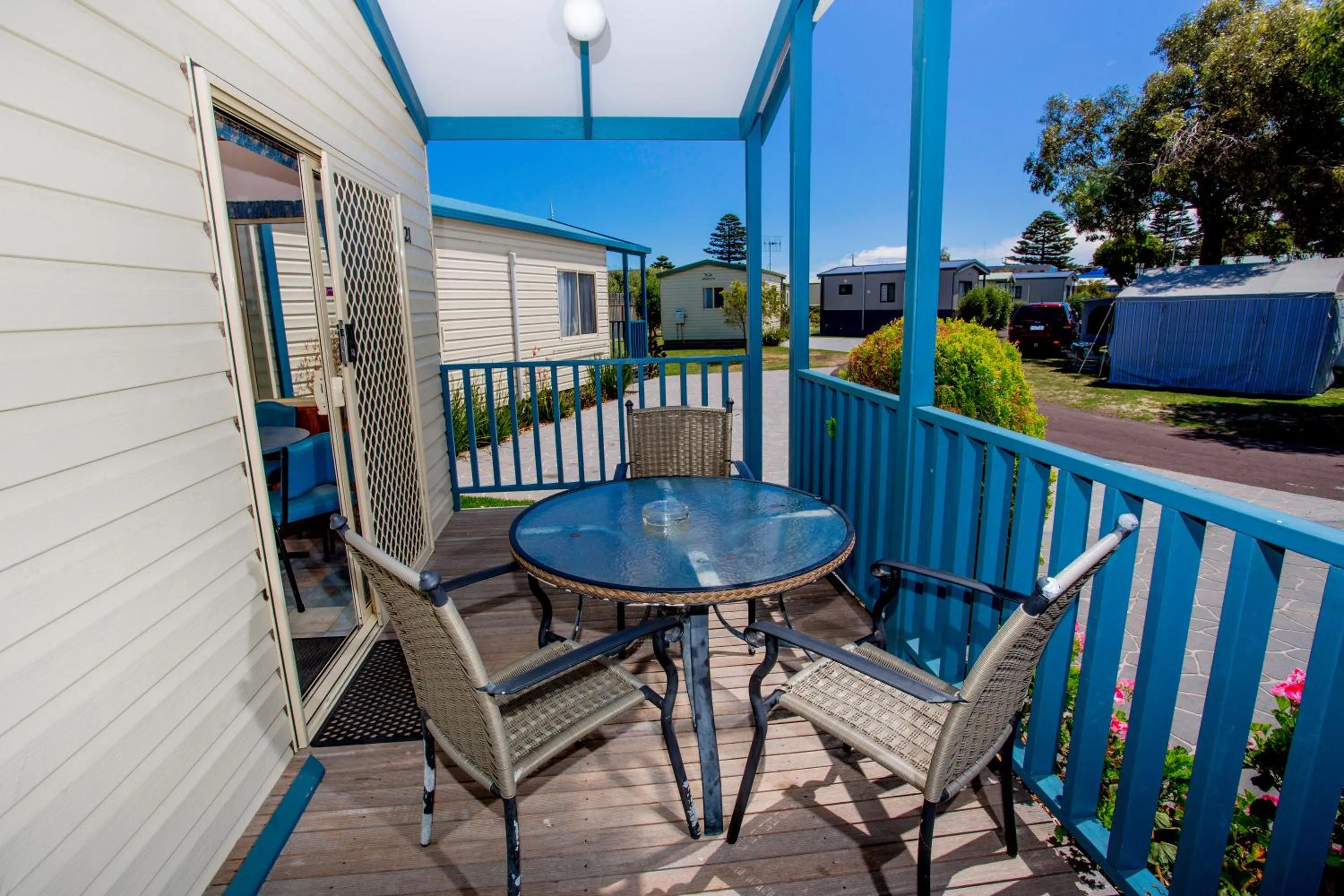 Patio in BIG4 Port Fairy Holiday Park
