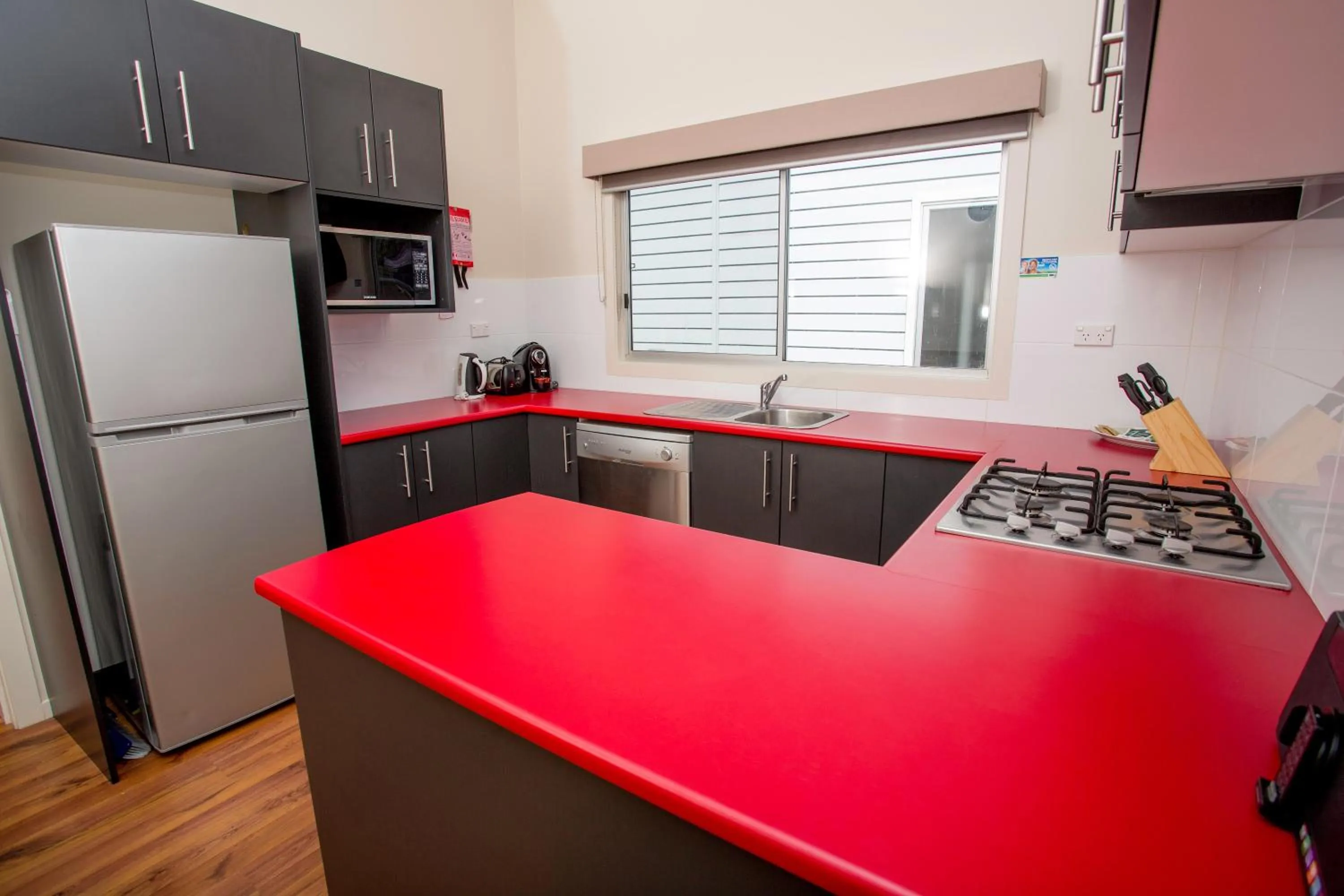 Kitchen or kitchenette in BIG4 Port Fairy Holiday Park