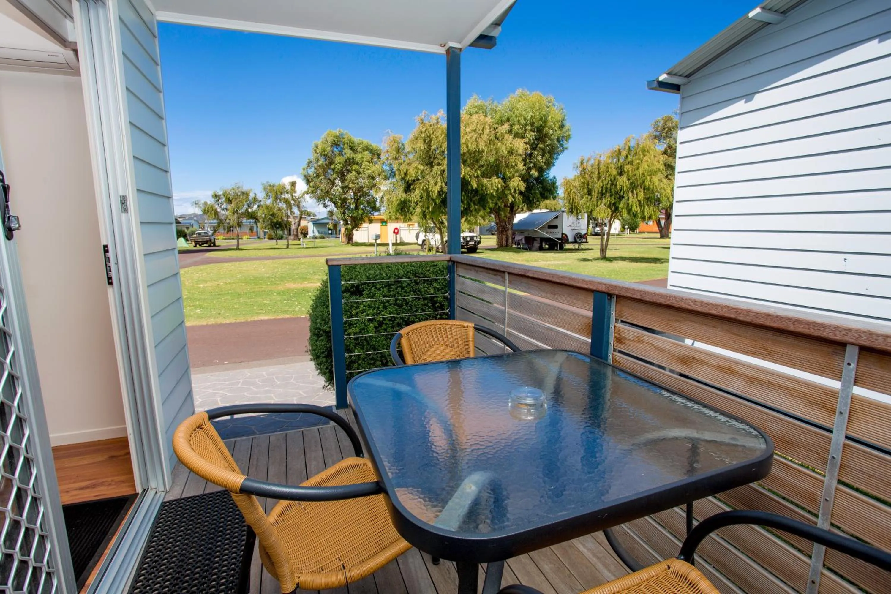 Patio in BIG4 Port Fairy Holiday Park