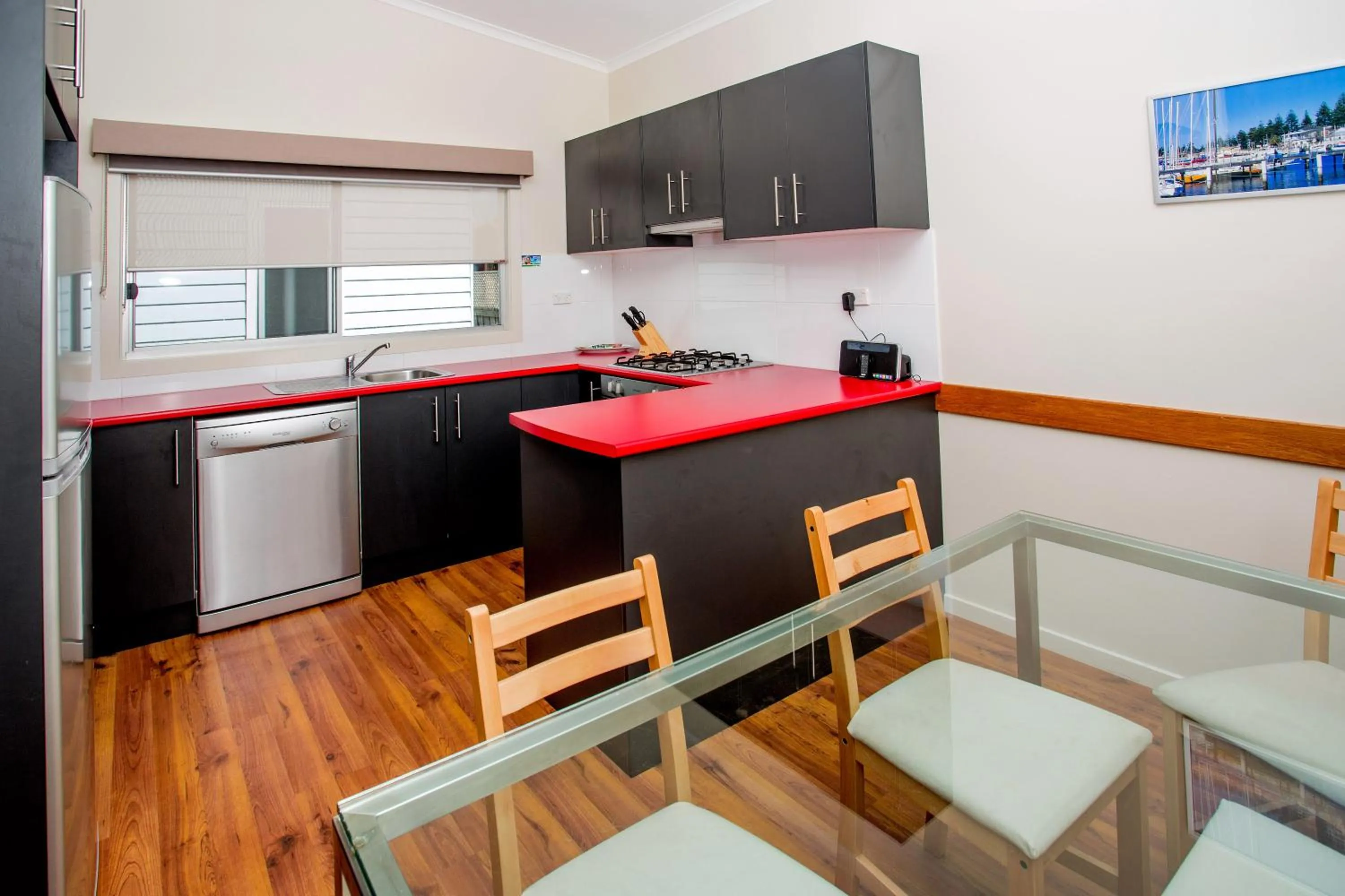 Kitchen or kitchenette in BIG4 Port Fairy Holiday Park