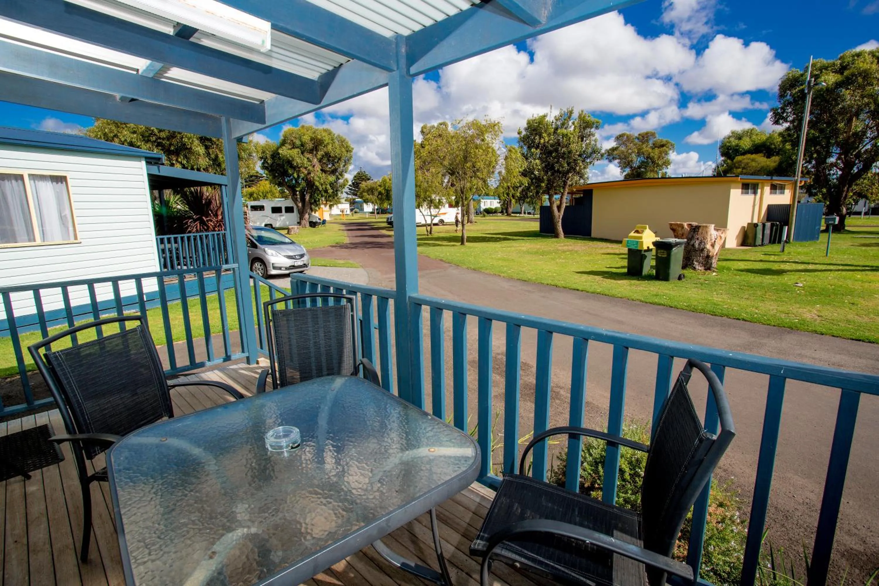 Patio in BIG4 Port Fairy Holiday Park