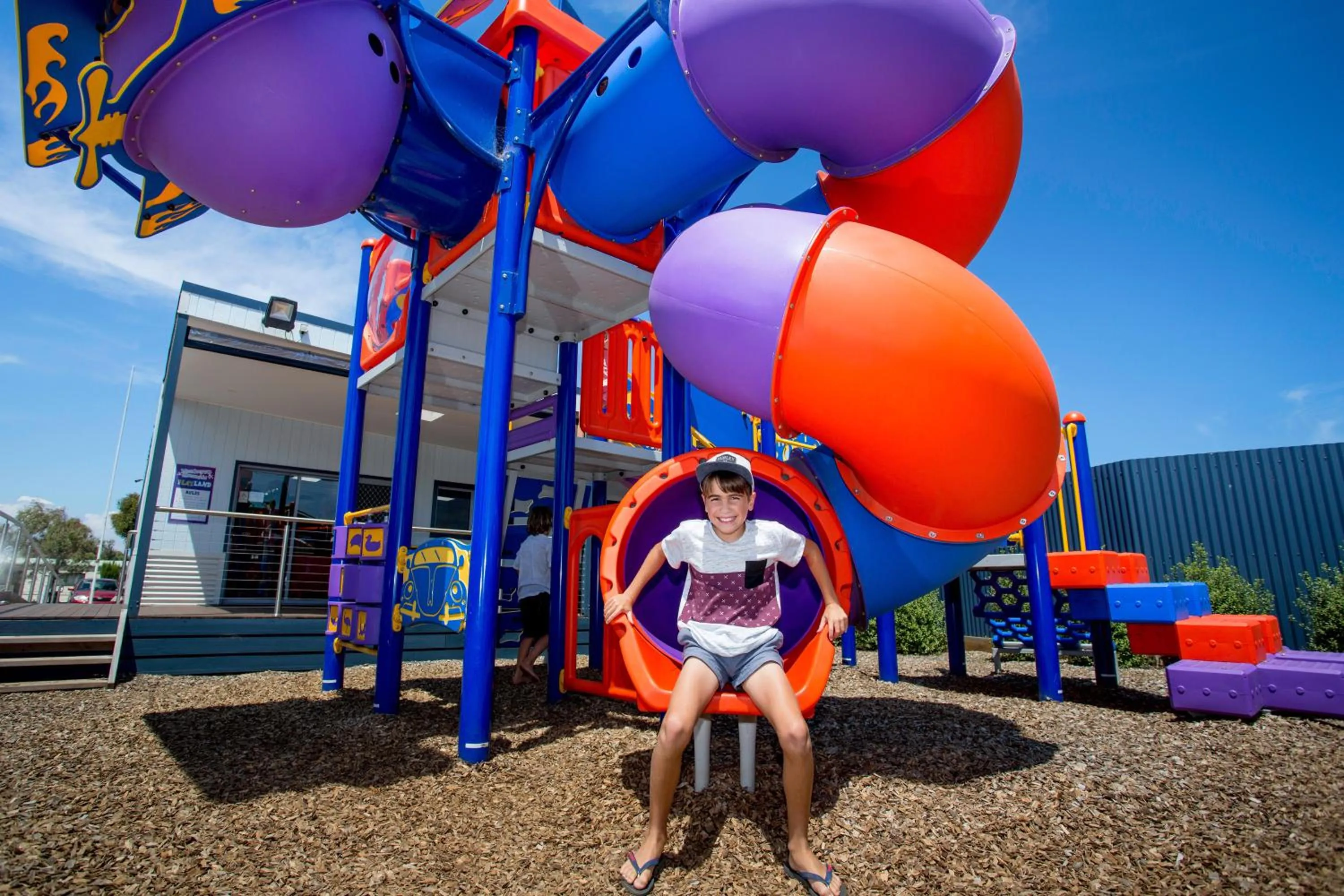 Children play ground in BIG4 Port Fairy Holiday Park