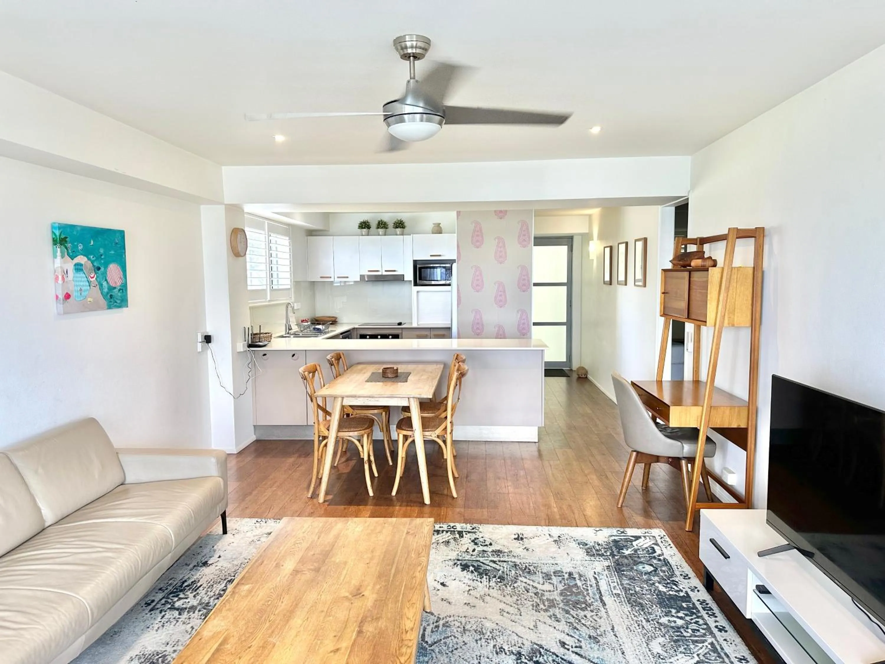 Living room in Hillhaven Holiday Apartments