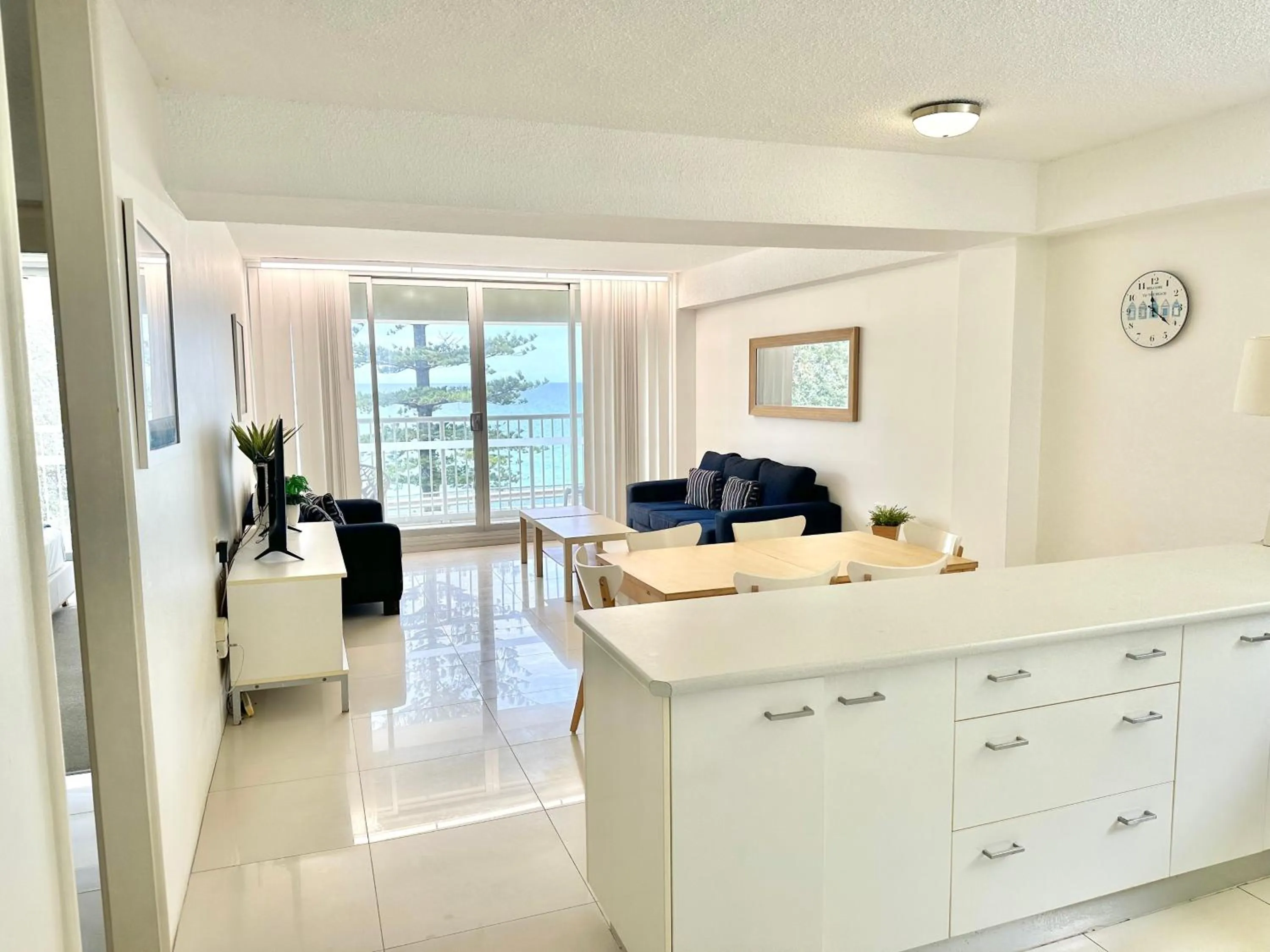 Living room in Hillhaven Holiday Apartments