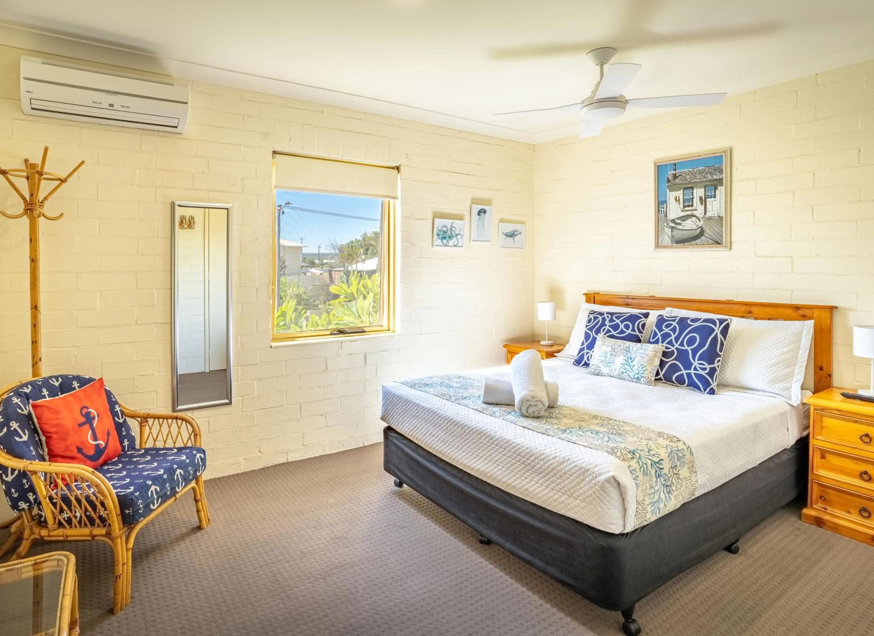 Bedroom, Bed in Kalbarri Murchison View Apartments