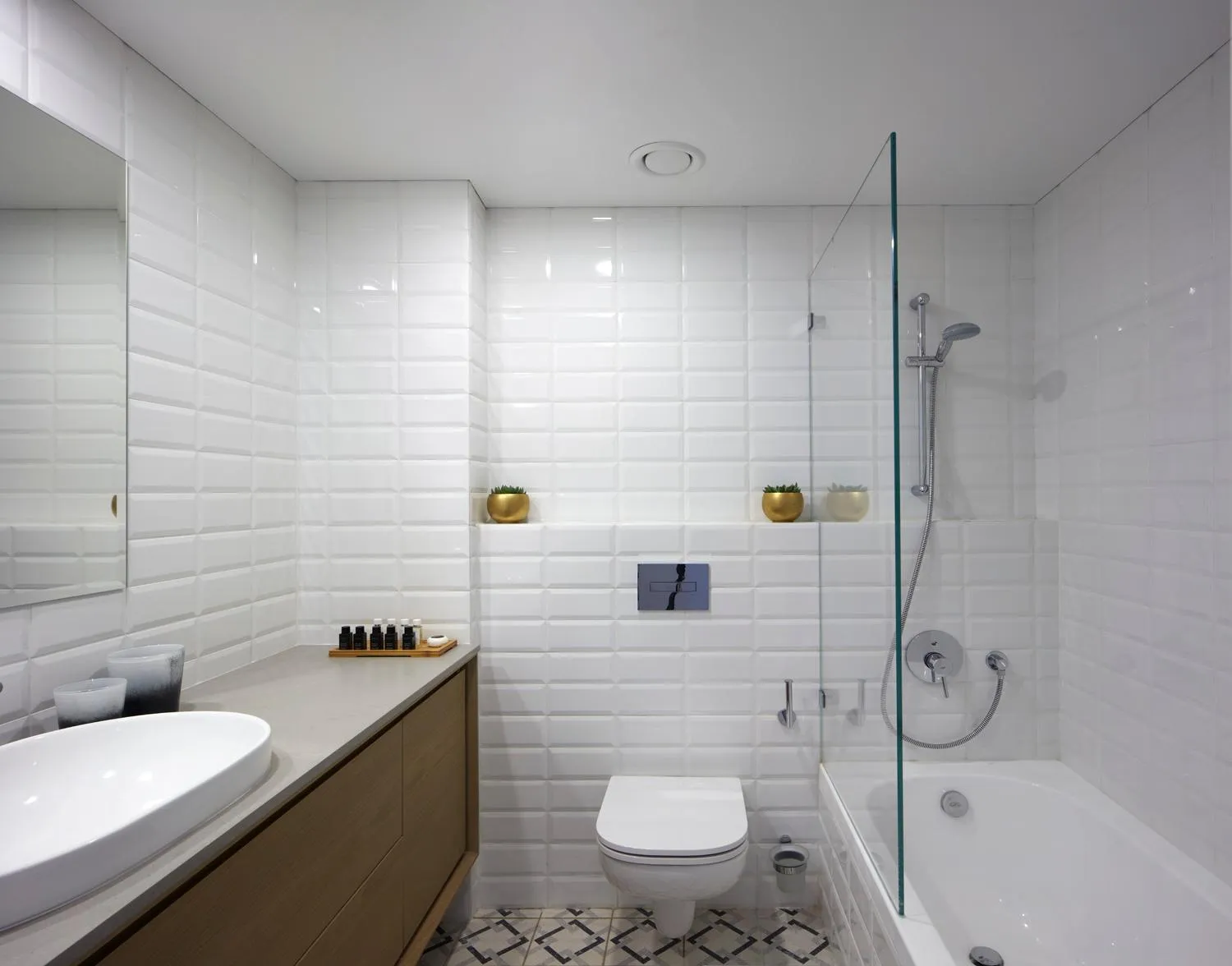 Bathroom in Renoma Apartments