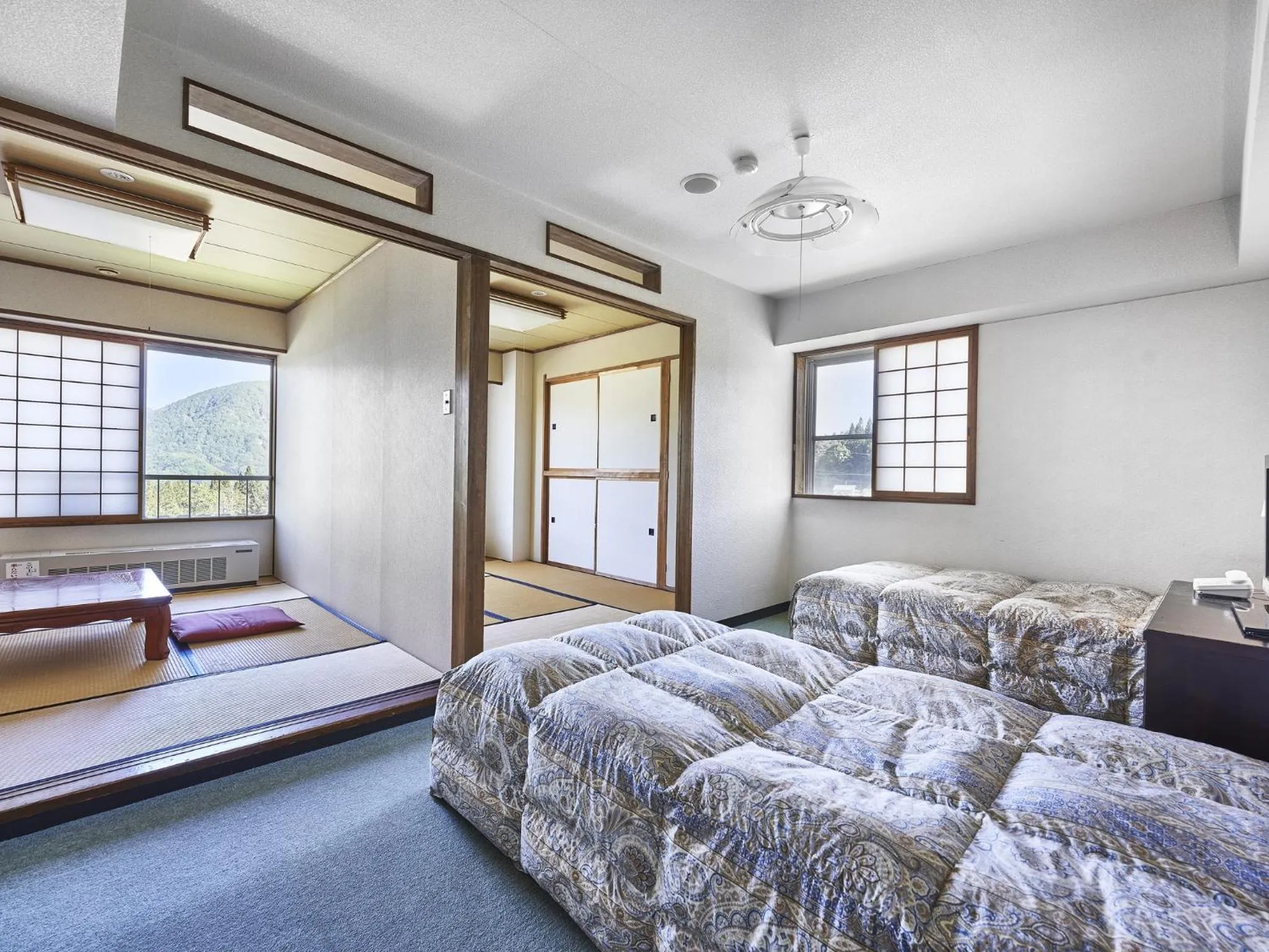 Bed in Hakuba Alps Hotel