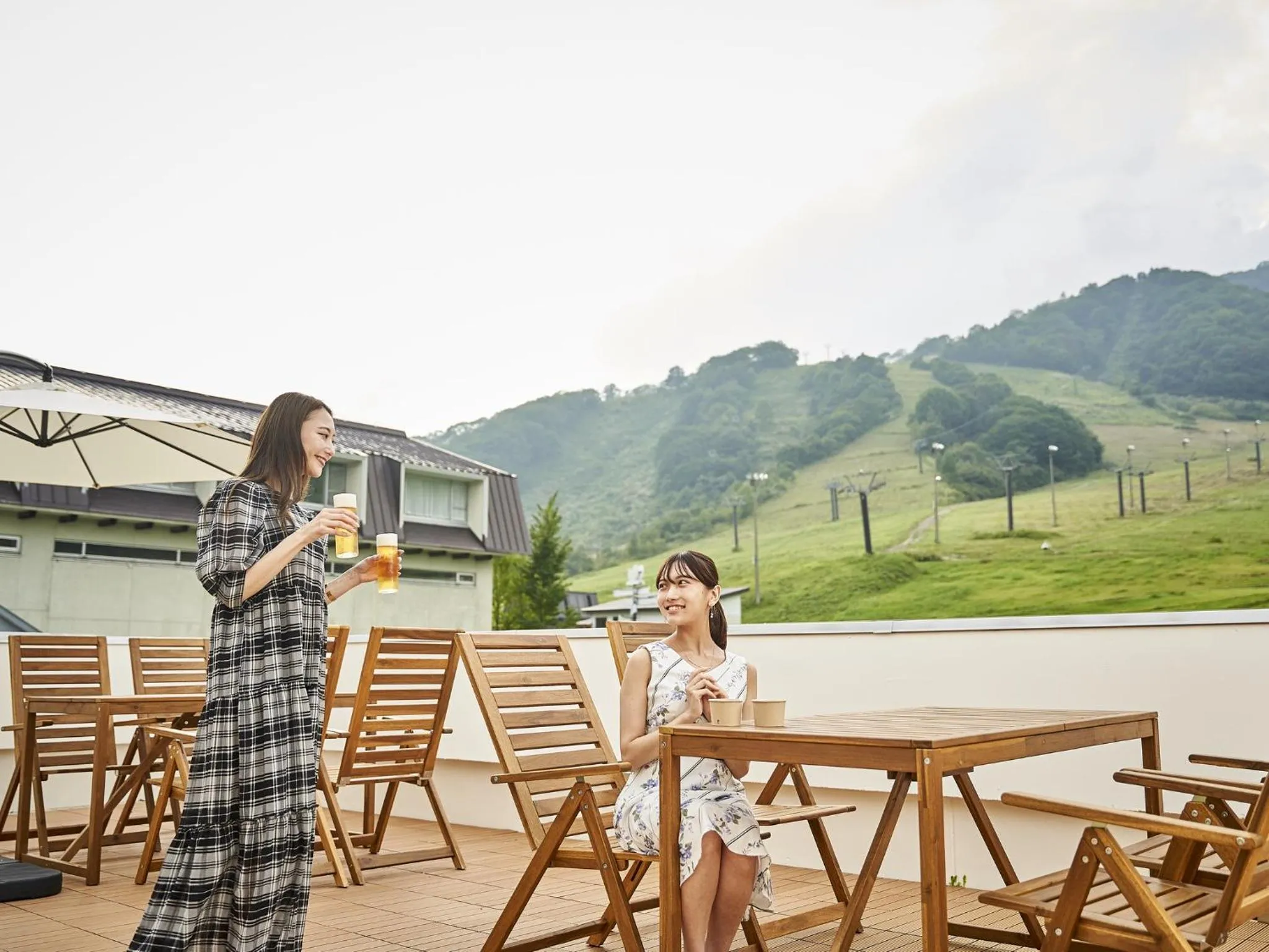 Seating area in Hakuba Alps Hotel