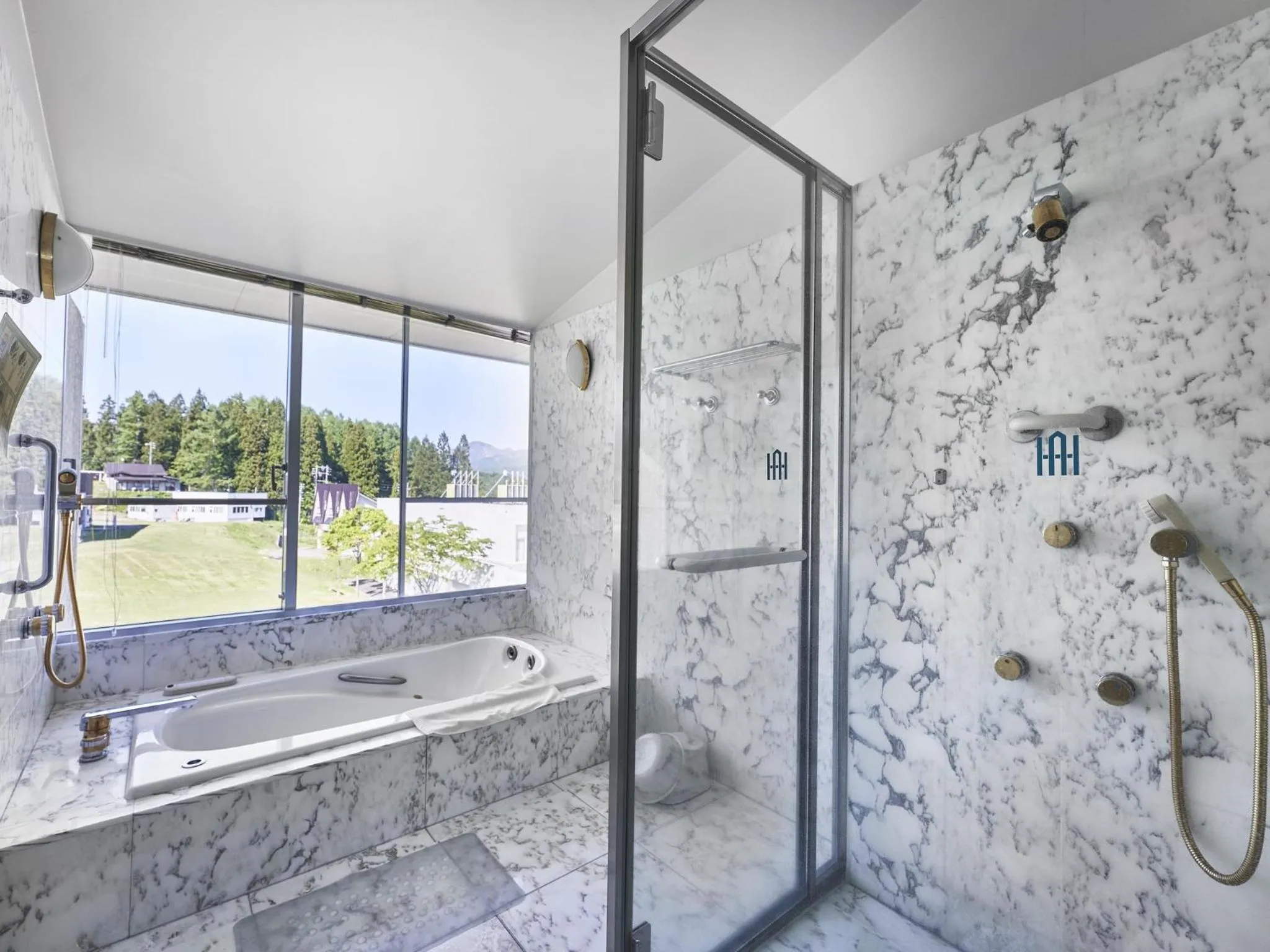 Bathroom in Hakuba Alps Hotel