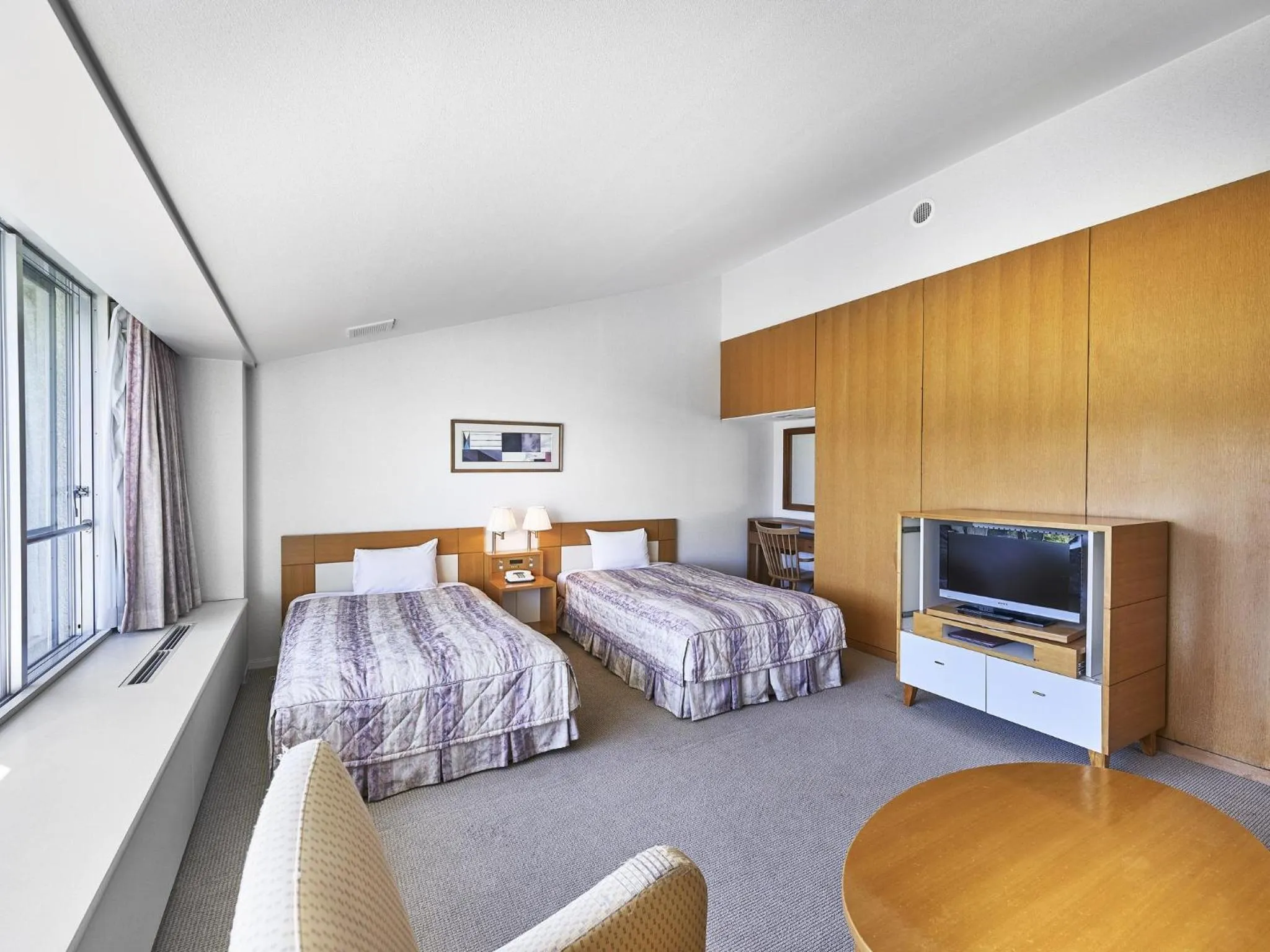 Bed in Hakuba Alps Hotel