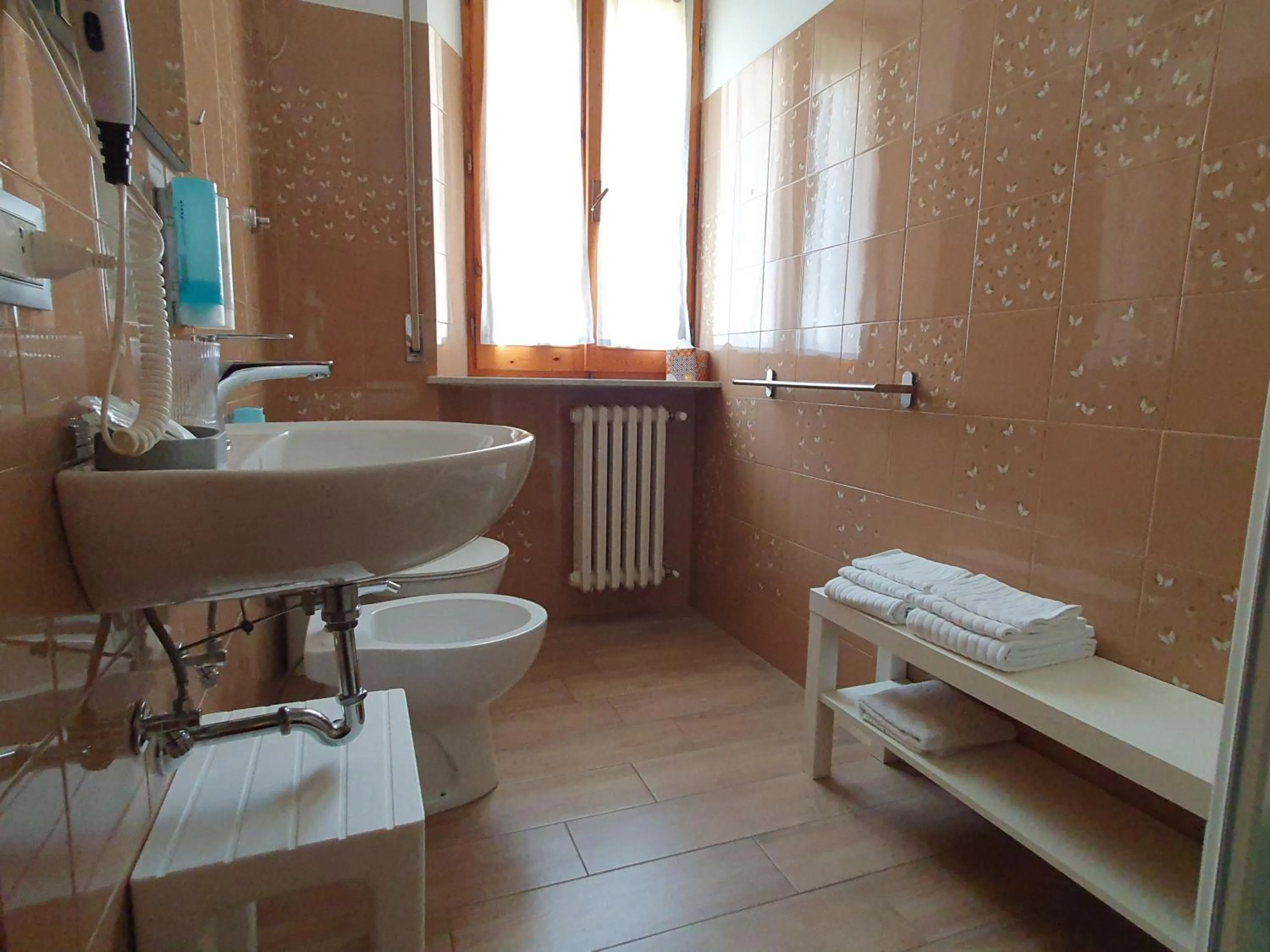 Shower in Hotel Cormorano