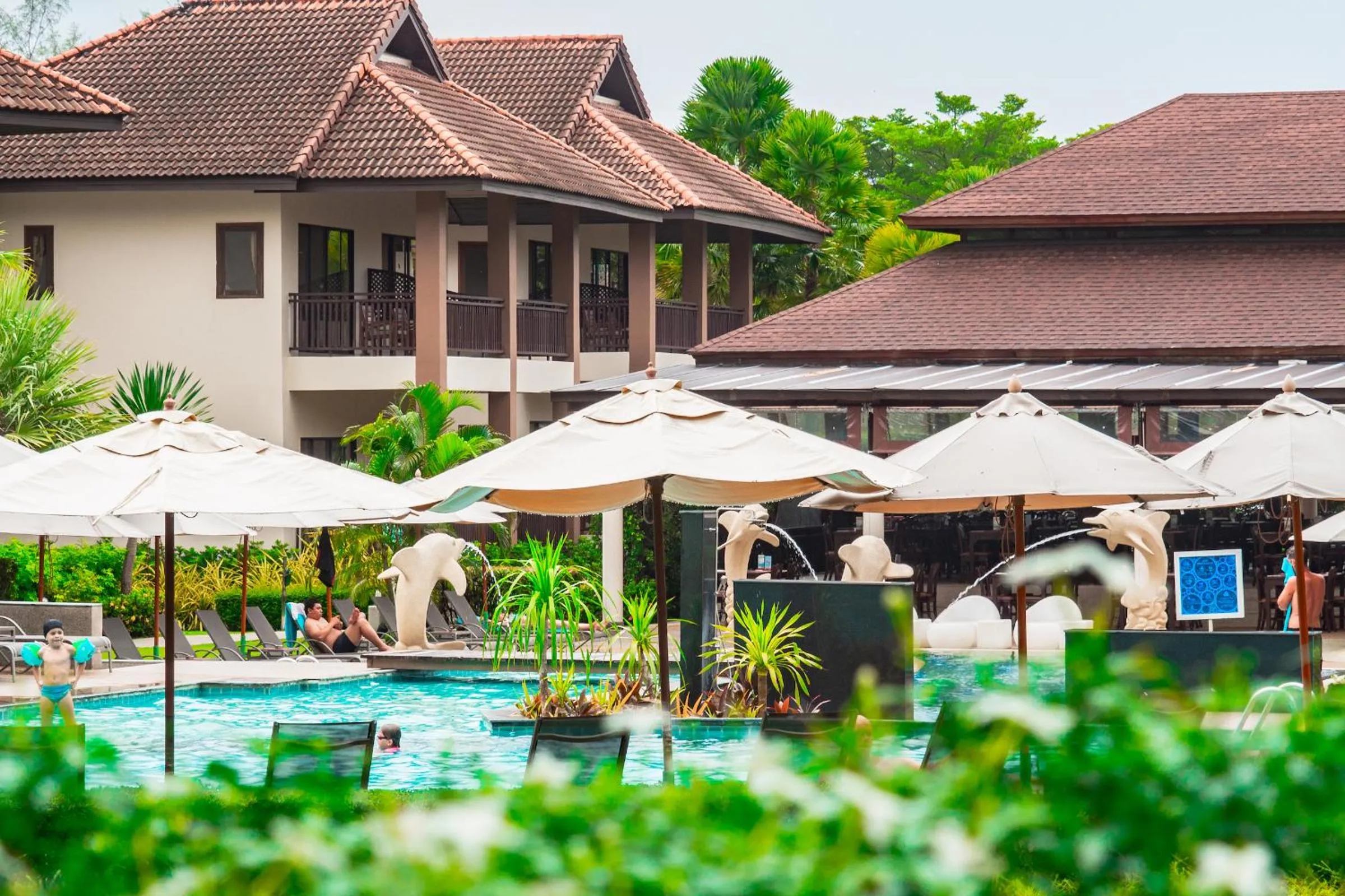 Swimming pool in The Leaf Oceanside by Katathani - SHA Extra Plus