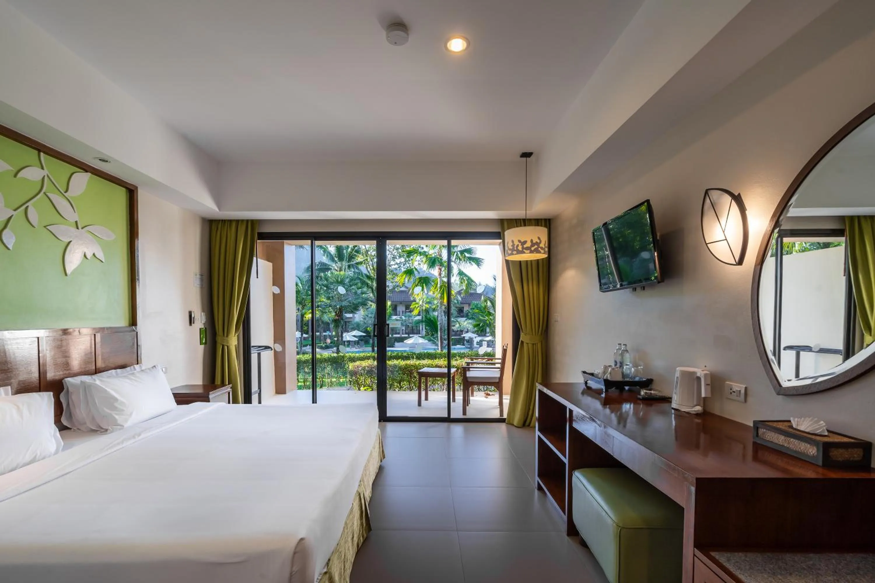 Bed in The Leaf Oceanside by Katathani - SHA Extra Plus