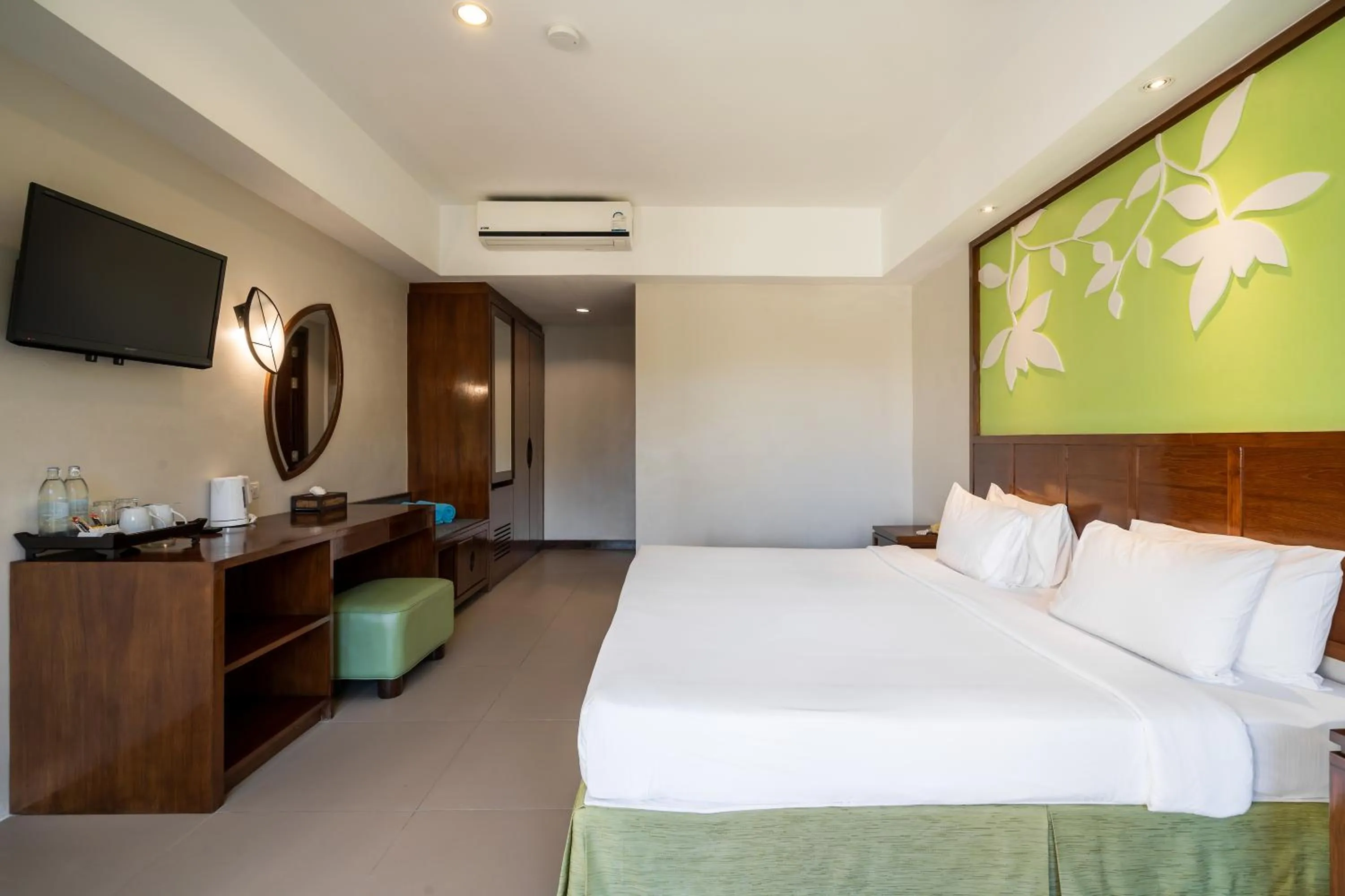 Bed in The Leaf Oceanside by Katathani - SHA Extra Plus