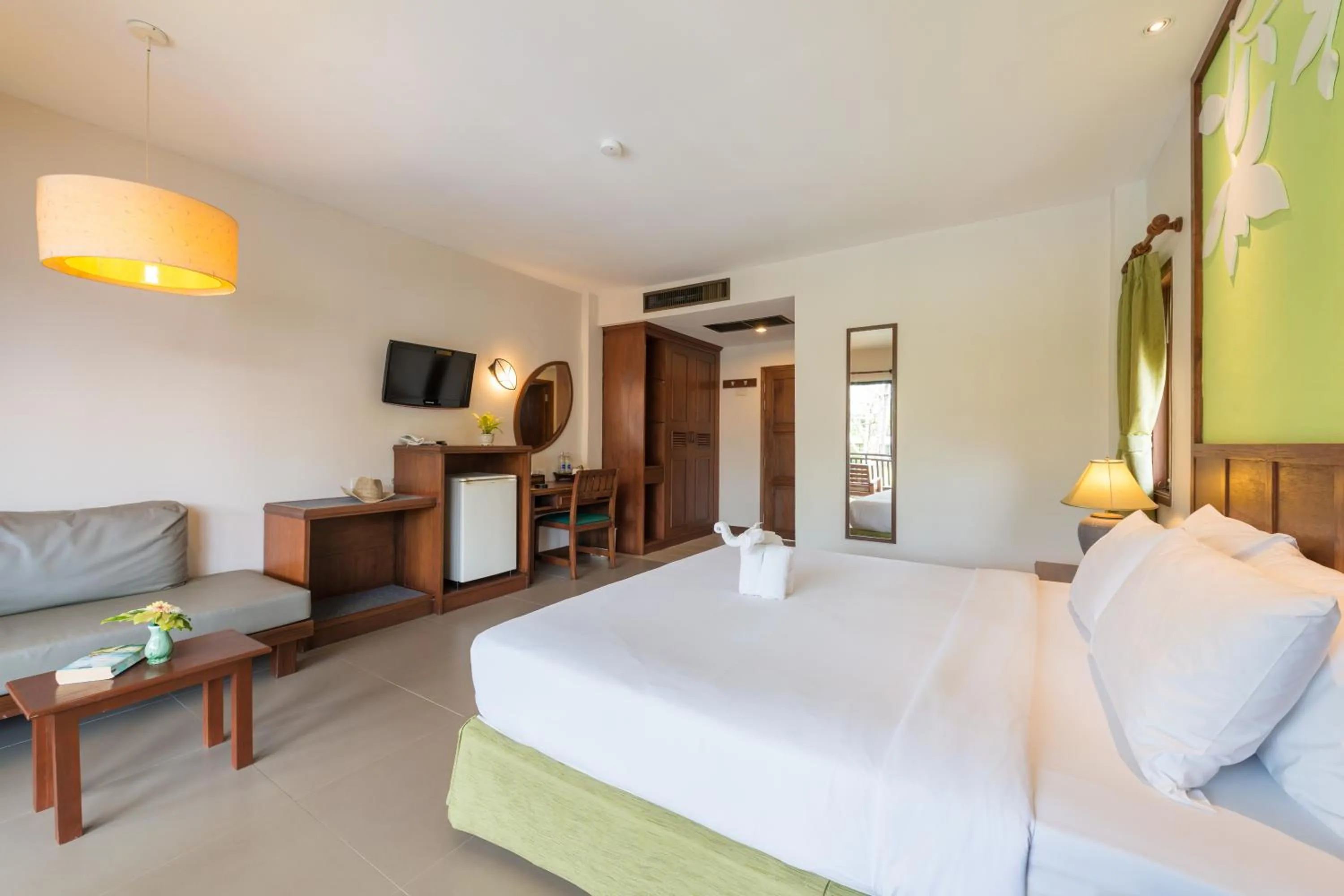 Bedroom, Bed in The Leaf Oceanside by Katathani - SHA Extra Plus