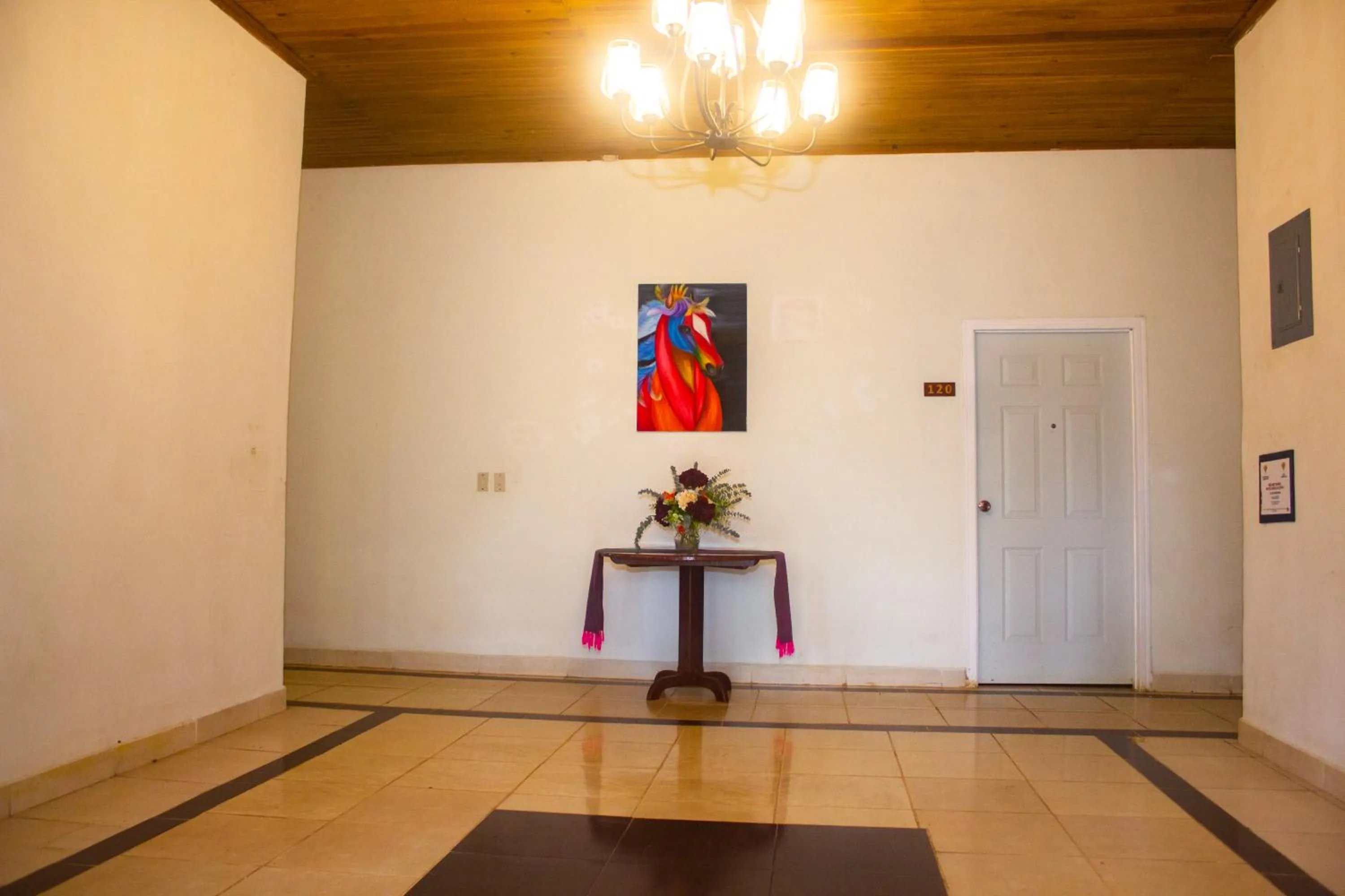 Decorative detail in Hotel Huella Lenca