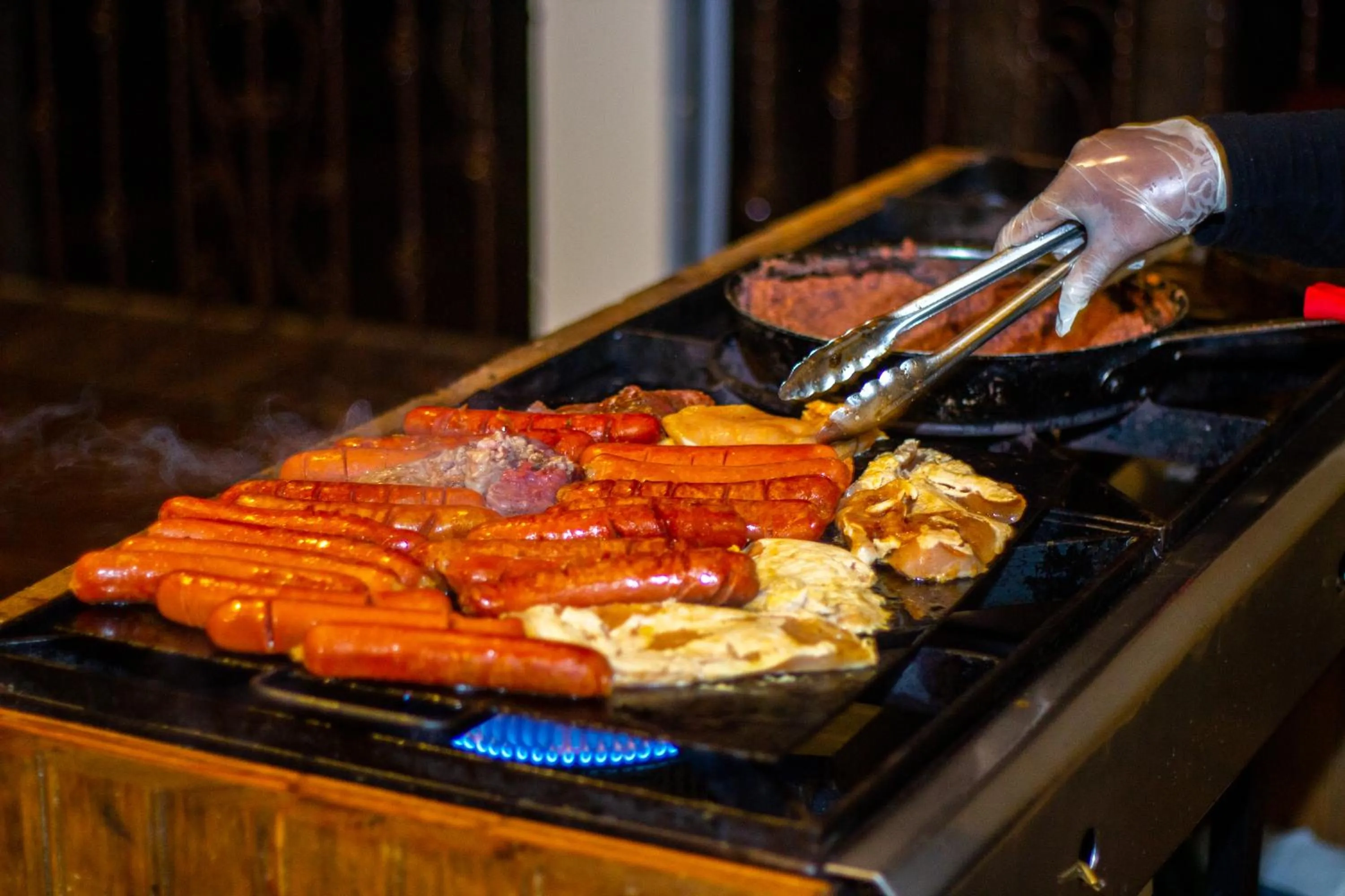 BBQ facilities in Hotel Huella Lenca